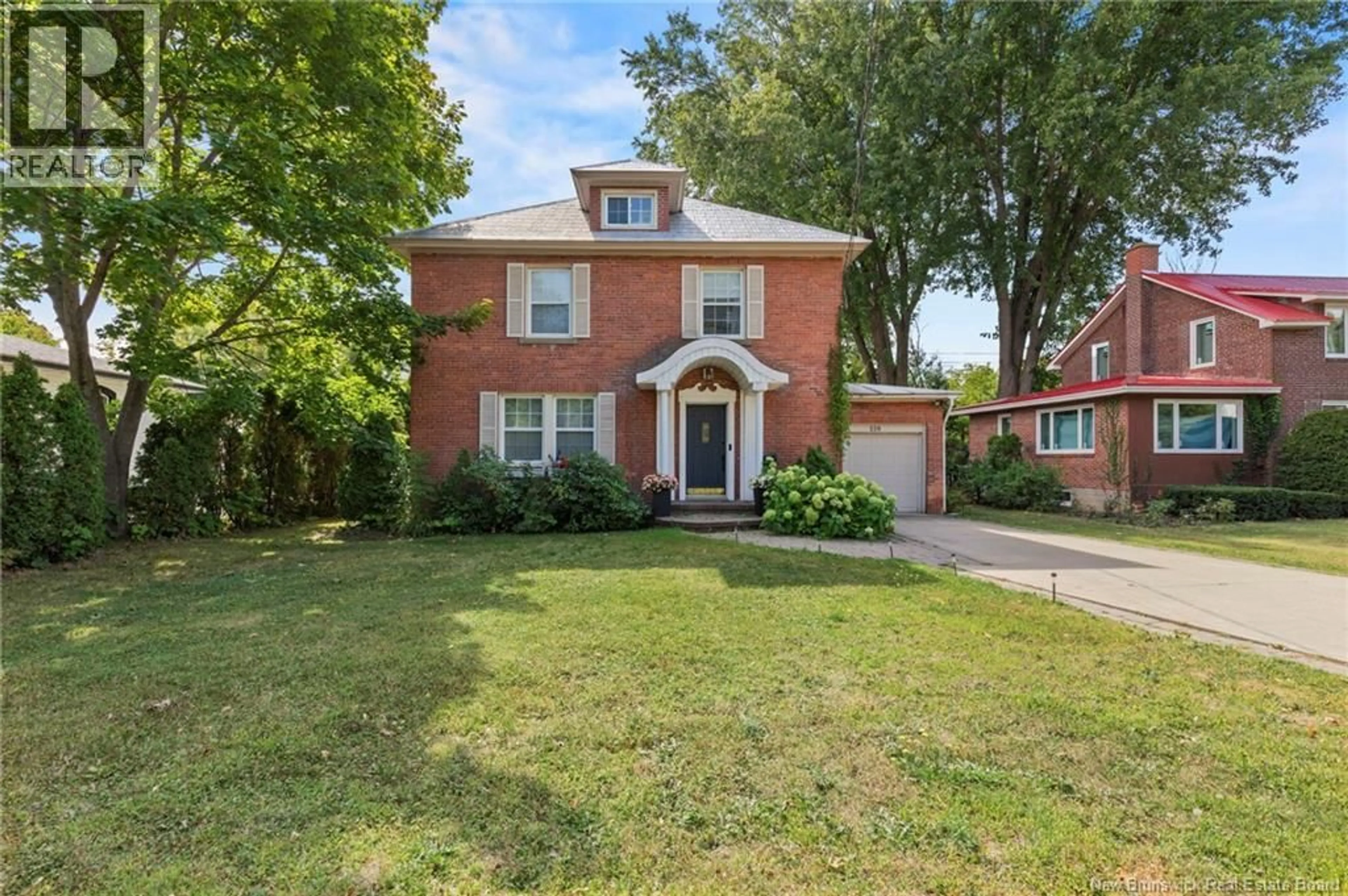 Home with brick exterior material, street for 550 WOODSTOCK ROAD, Fredericton New Brunswick E3B2J3