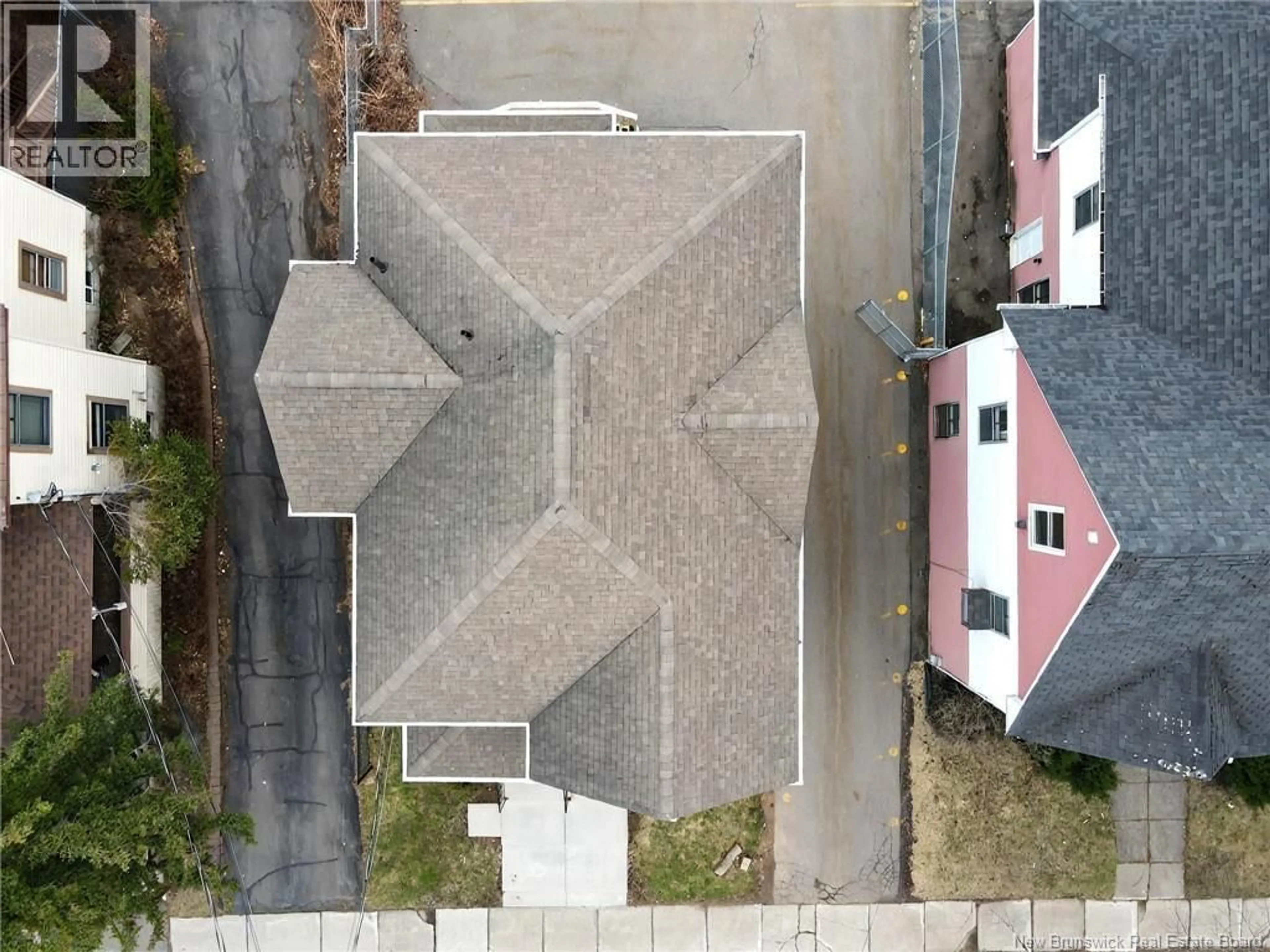 A pic from outside/outdoor area/front of a property/back of a property/a pic from drone, street for 107 CAMERON STREET, Moncton New Brunswick E1C5Y7