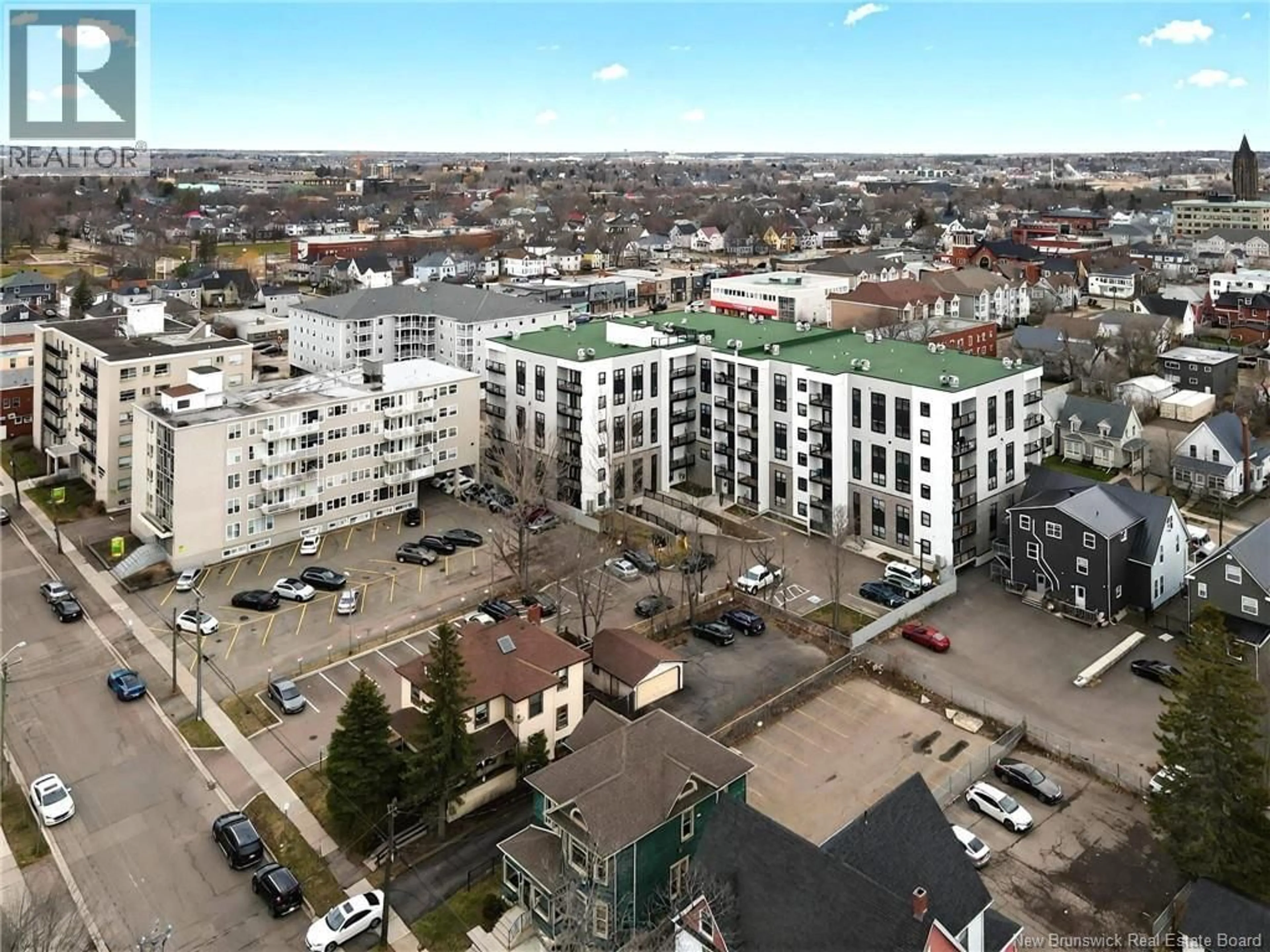 A pic from outside/outdoor area/front of a property/back of a property/a pic from drone, city buildings view from balcony for 107 CAMERON STREET, Moncton New Brunswick E1C5Y7