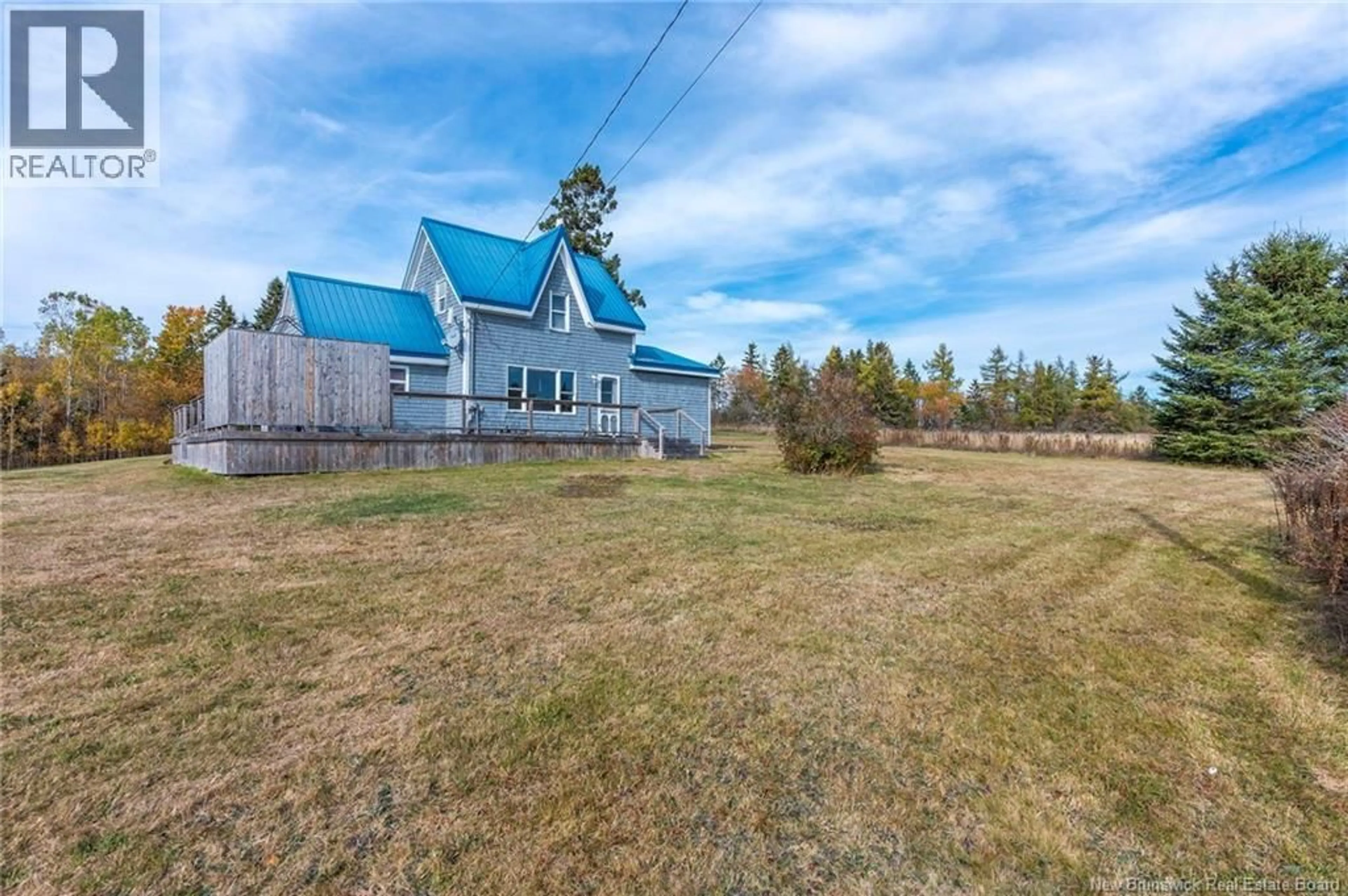 A pic from outside/outdoor area/front of a property/back of a property/a pic from drone, unknown for 2346 ROUTE 124, Hatfield Point New Brunswick E5T2T1