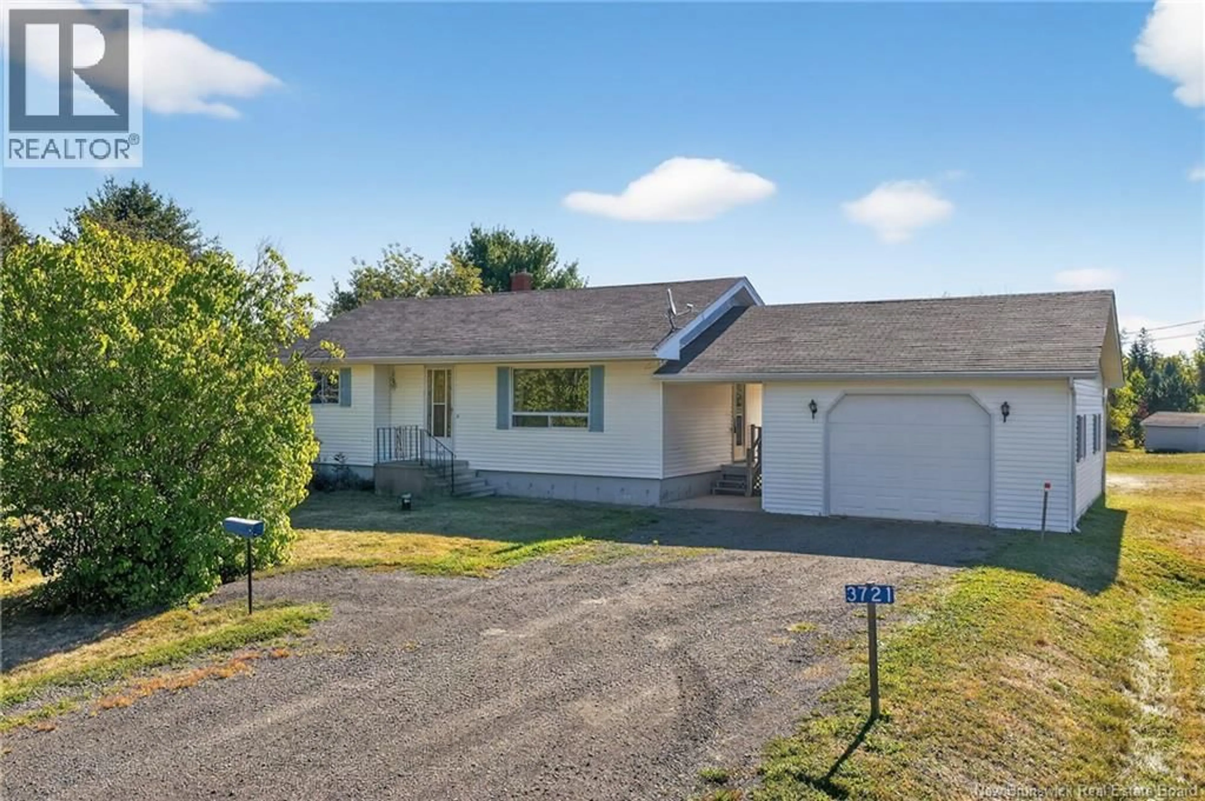 A pic from outside/outdoor area/front of a property/back of a property/a pic from drone, street for 3721 RTE 115, Notre-Dame New Brunswick E4V2E6
