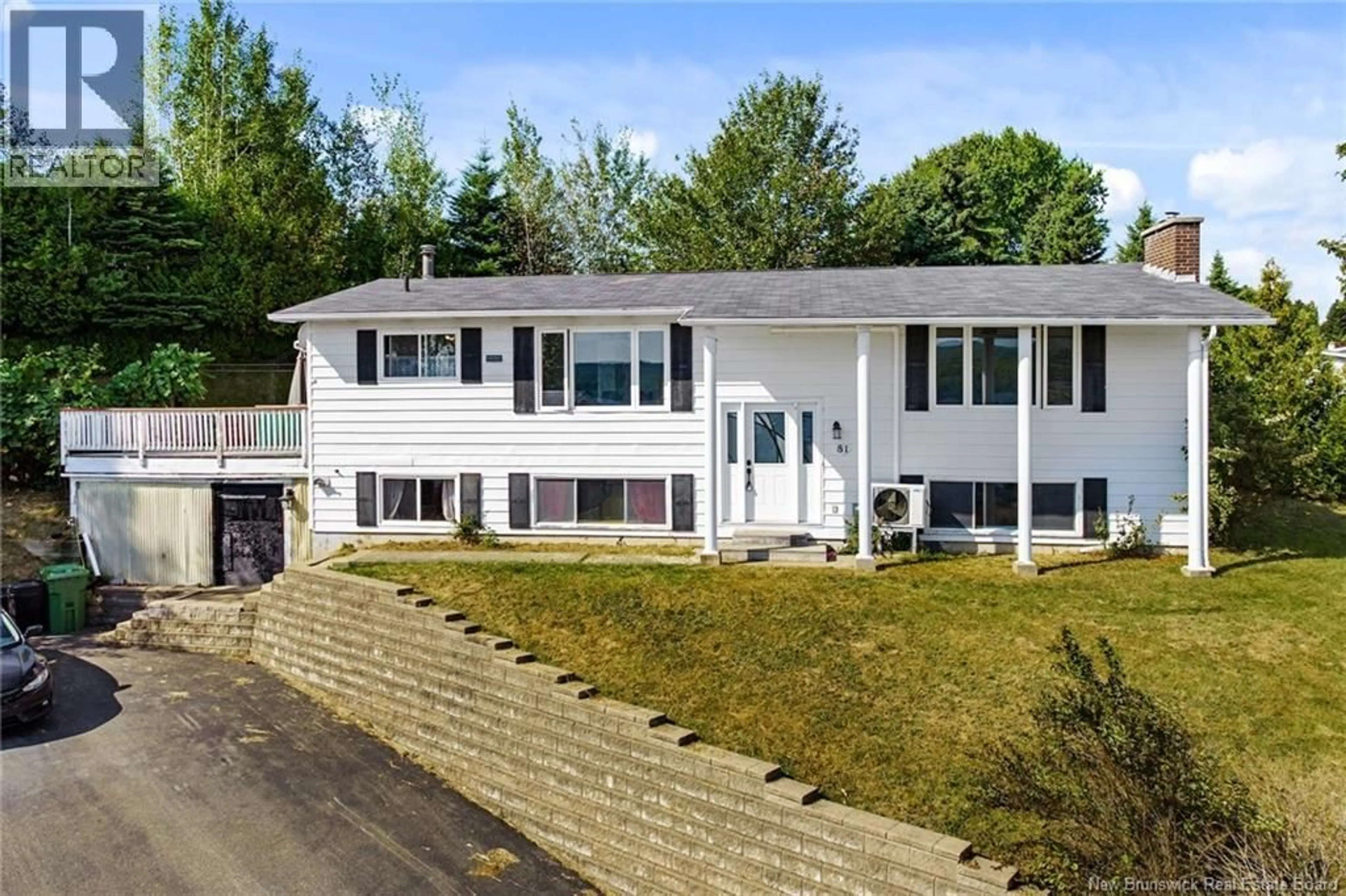 Home with vinyl exterior material, street for 81 OTIS DRIVE, Nackawic New Brunswick E6G1G8