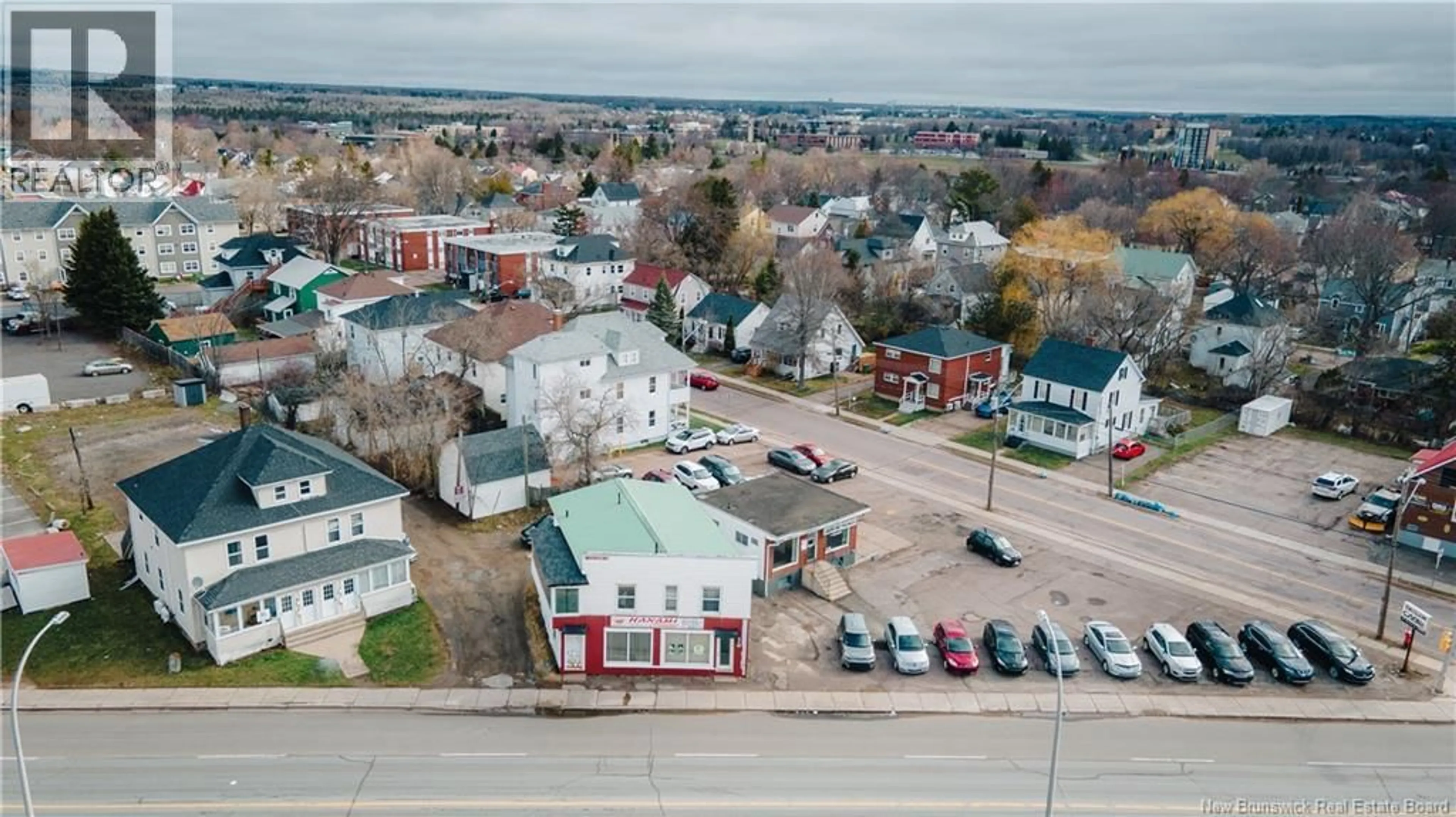 A pic from outside/outdoor area/front of a property/back of a property/a pic from drone, street for 477-479 MOUNTAIN ROAD, Moncton New Brunswick E1C2N2