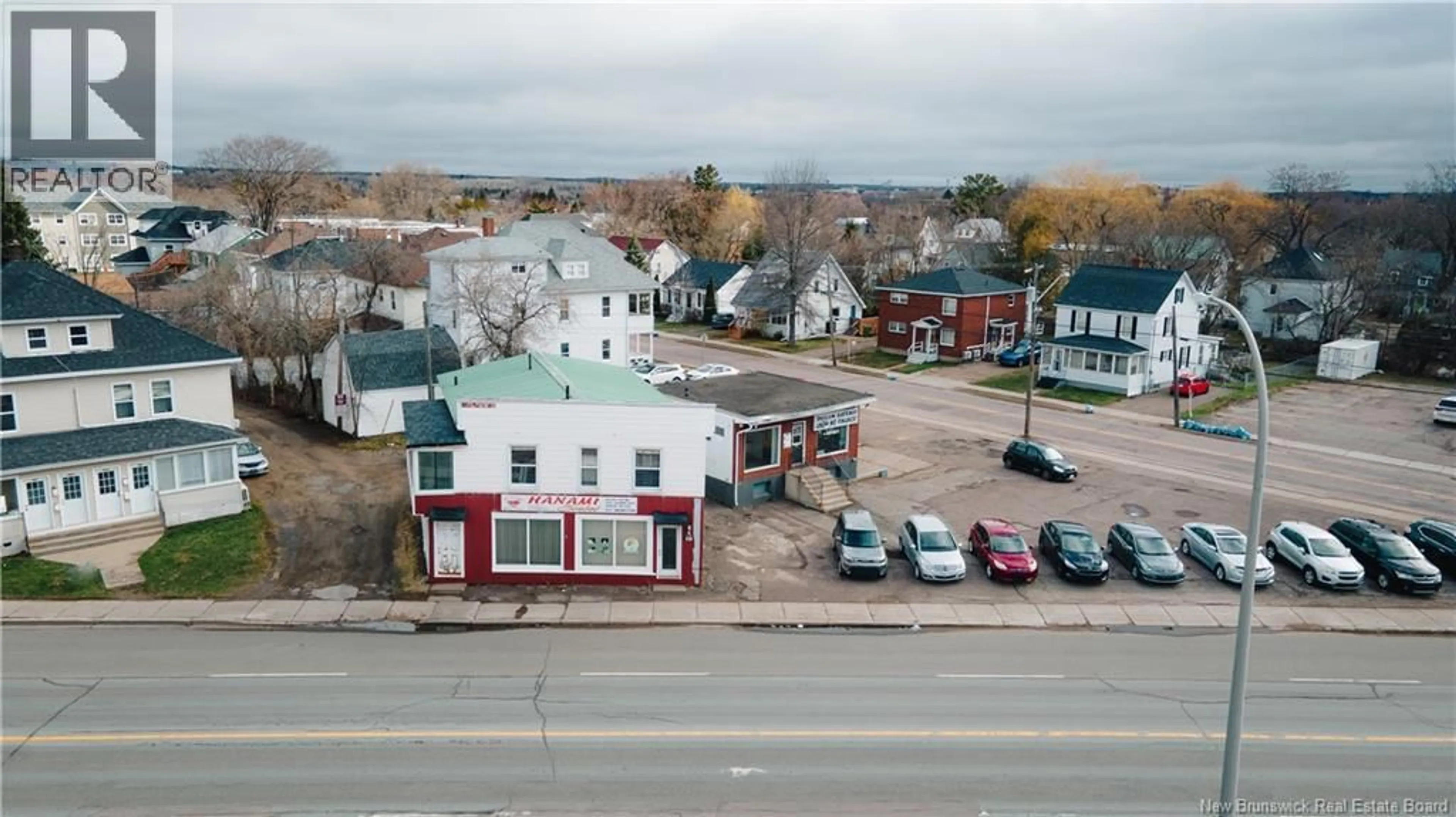 A pic from outside/outdoor area/front of a property/back of a property/a pic from drone, building for 477-479 MOUNTAIN ROAD, Moncton New Brunswick E1C2N2