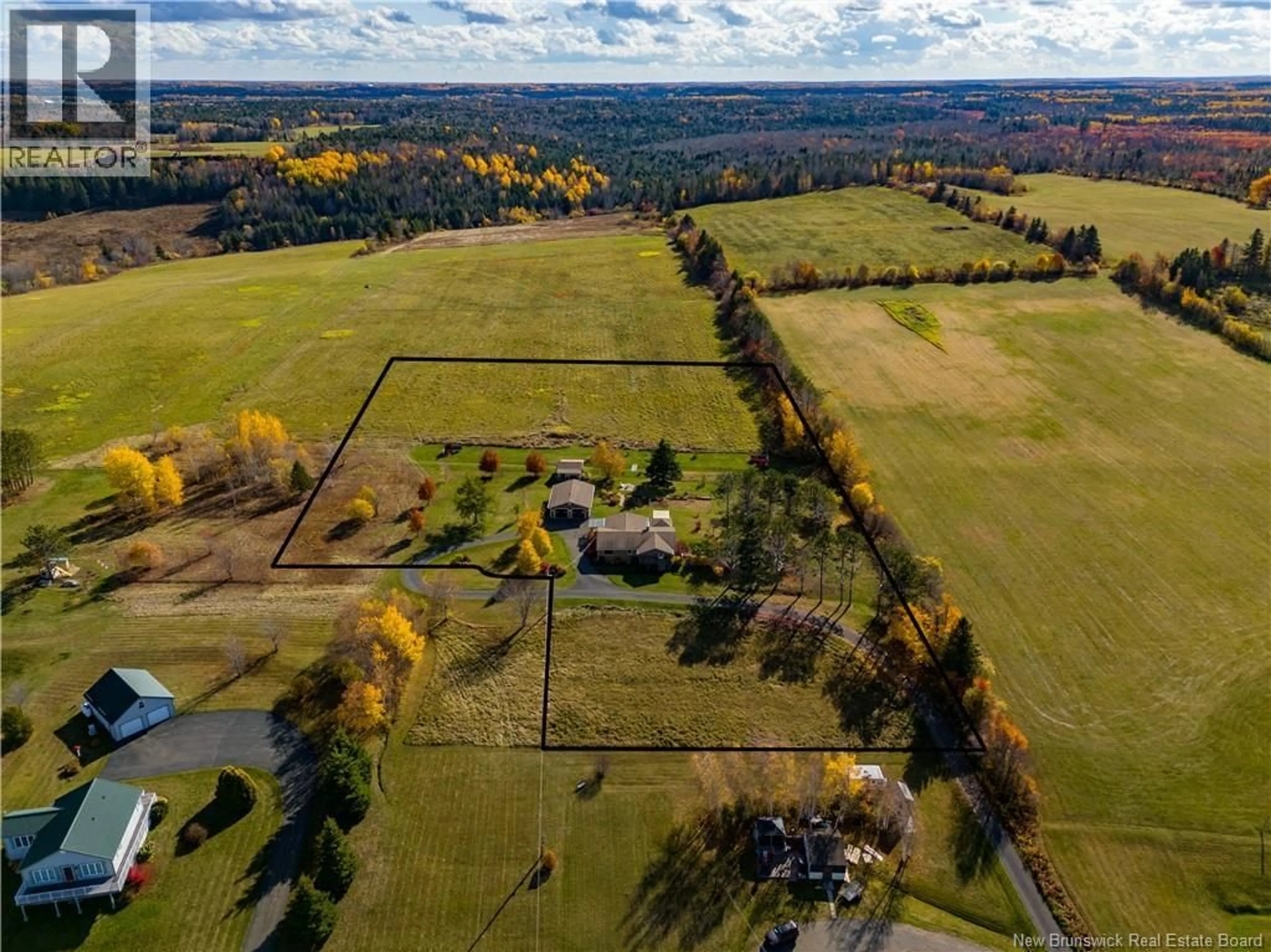 A pic from outside/outdoor area/front of a property/back of a property/a pic from drone, water/lake/river/ocean view for 123 COATES MILLS SOUTH ROAD, Sainte-Marie-De-Kent New Brunswick E4S1P2