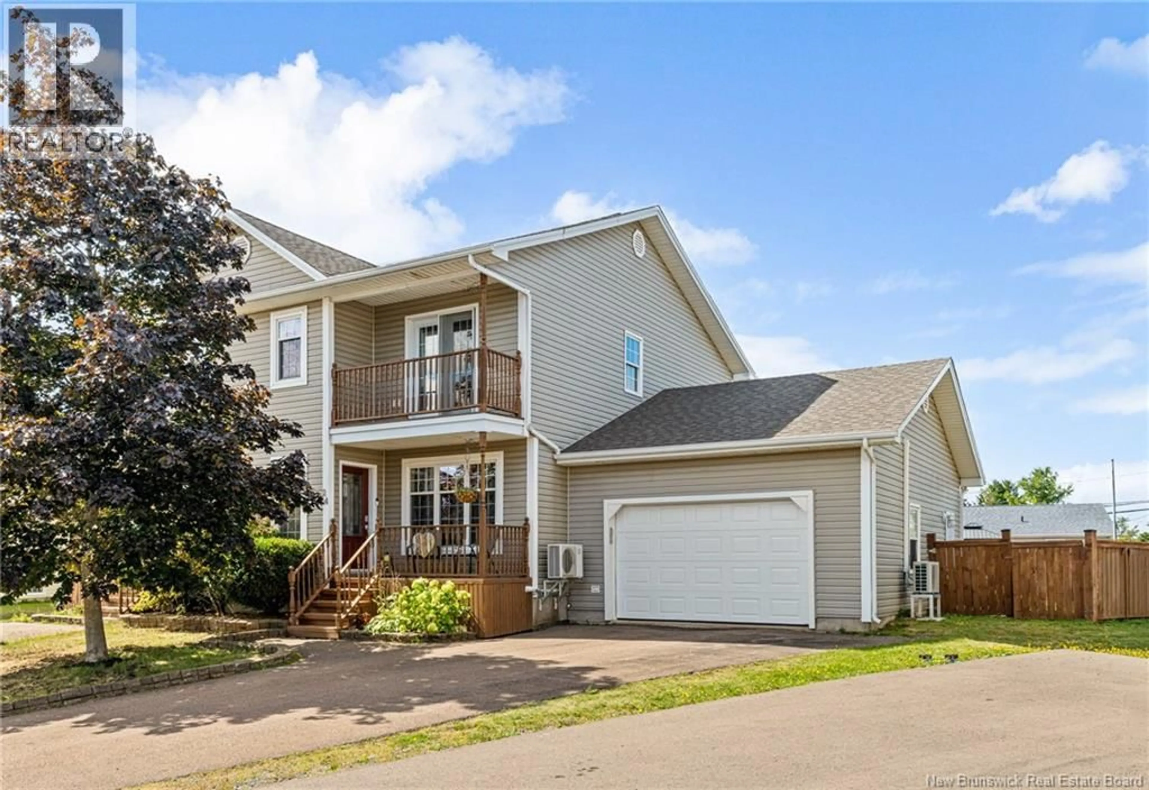 Home with vinyl exterior material, street for 24 DANUBE COURT, Dieppe New Brunswick E1A8G6