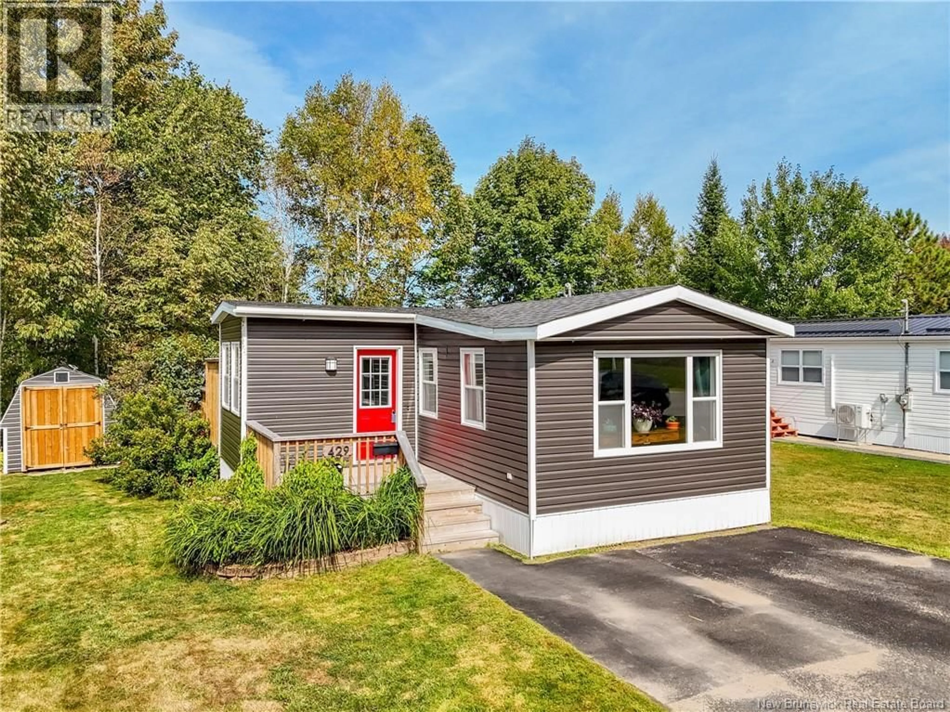 Home with vinyl exterior material, street for 429 OSMOND LANE, Fredericton New Brunswick E3B7L4