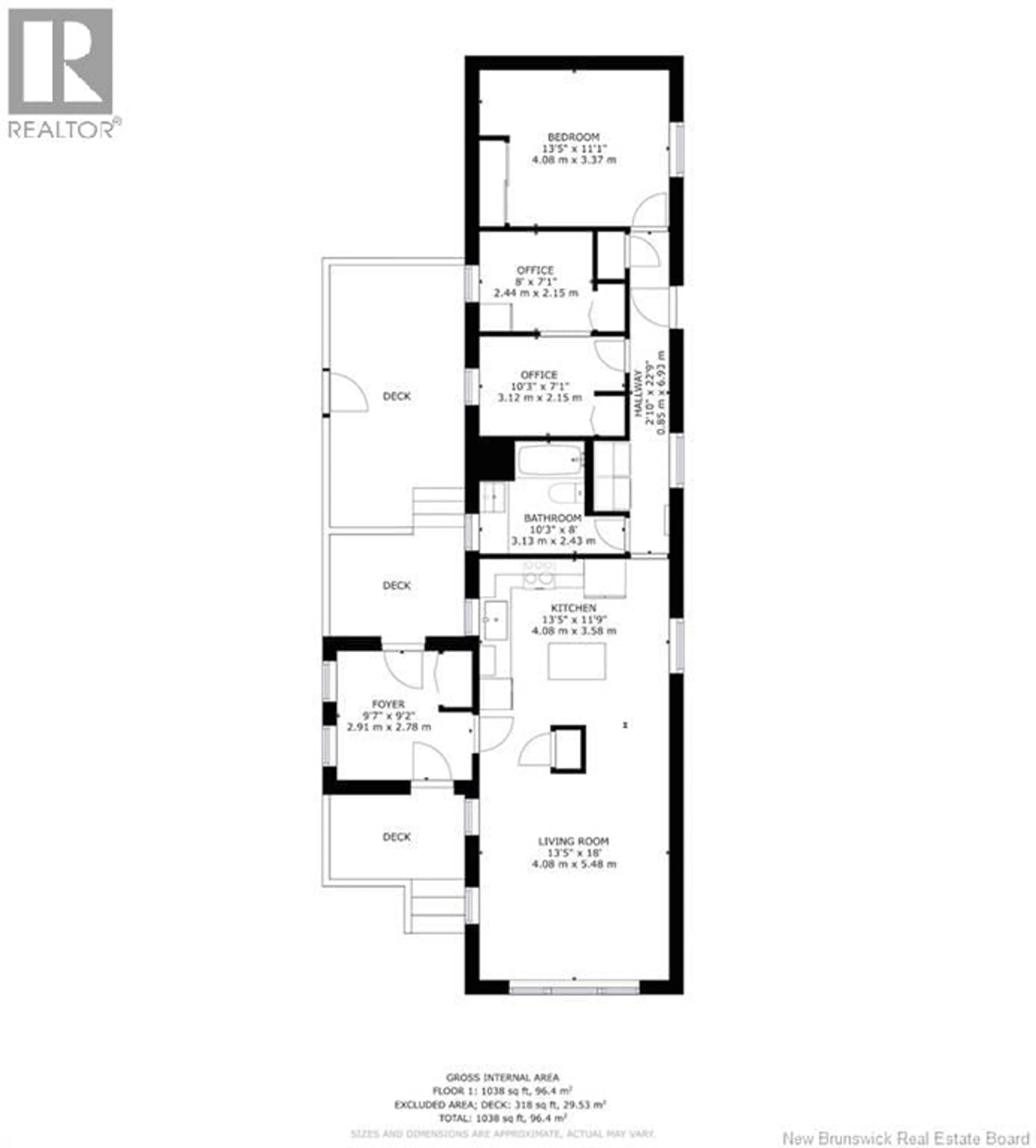 Floor plan for 429 OSMOND LANE, Fredericton New Brunswick E3B7L4