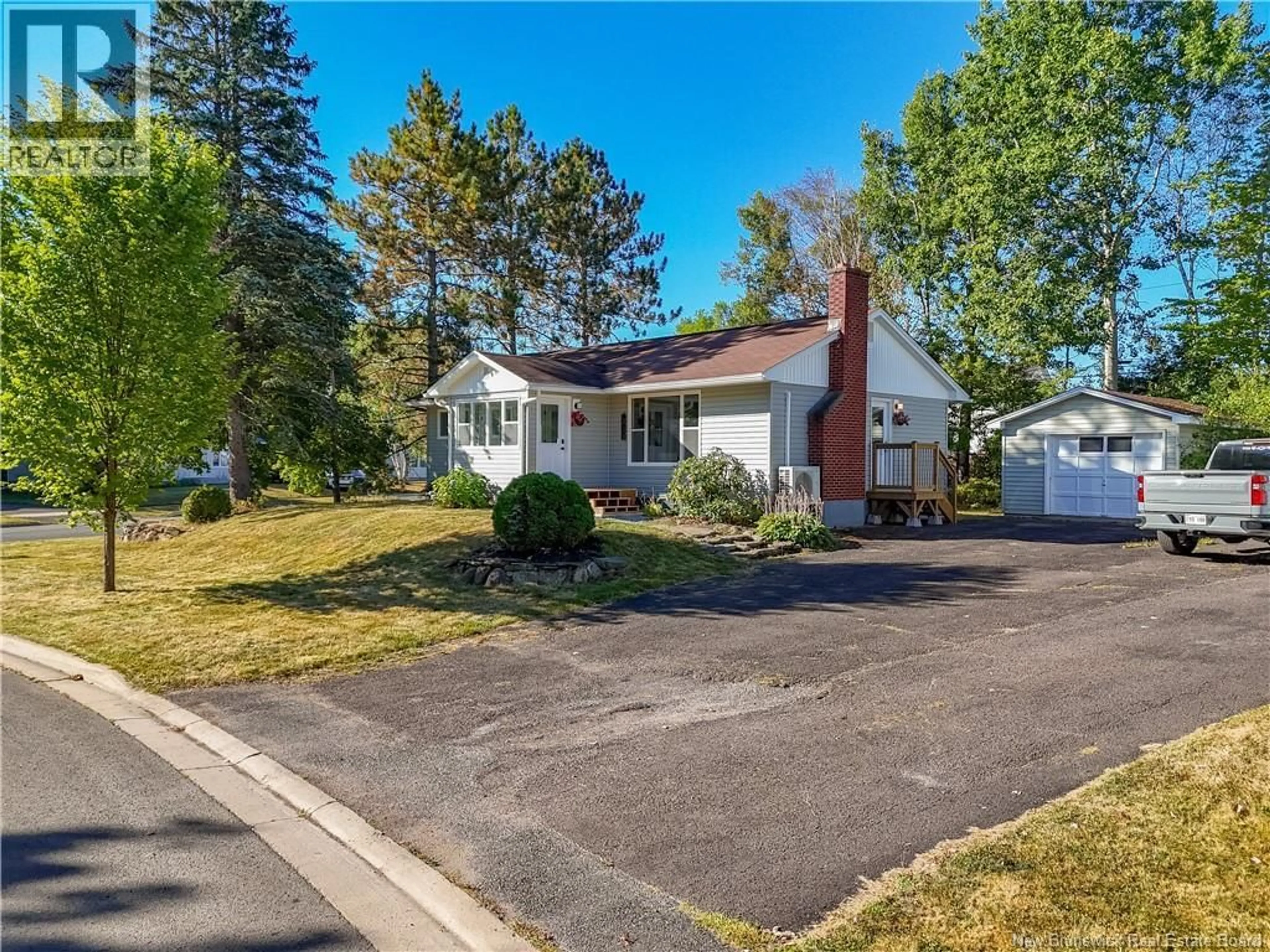 A pic from outside/outdoor area/front of a property/back of a property/a pic from drone, street for 227 COVENTRY CRESCENT, Fredericton New Brunswick E3B4P4