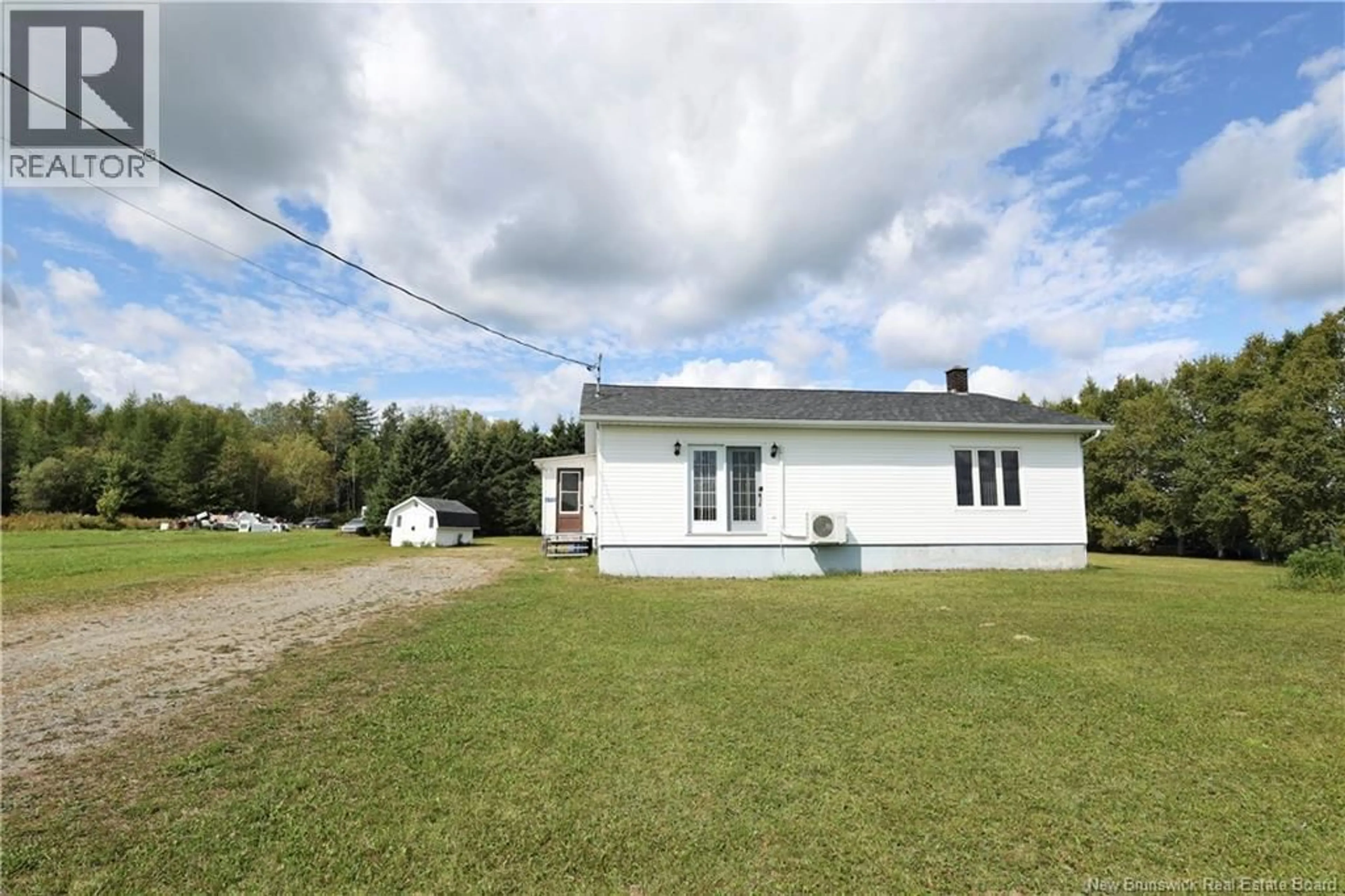 A pic from outside/outdoor area/front of a property/back of a property/a pic from drone, unknown for 670 CANTON ROAD, Drummond New Brunswick E3Y1M3