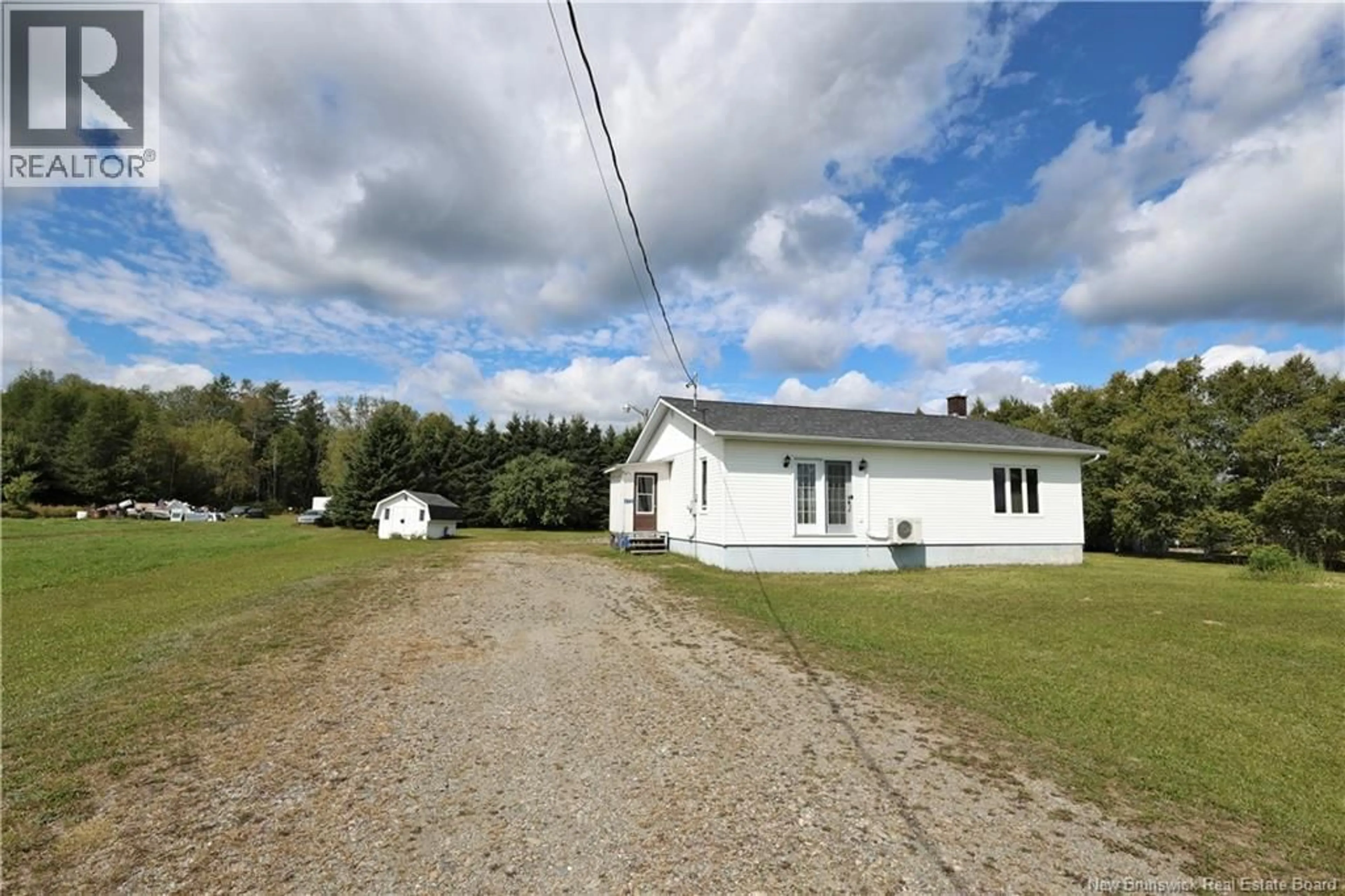 A pic from outside/outdoor area/front of a property/back of a property/a pic from drone, building for 670 CANTON ROAD, Drummond New Brunswick E3Y1M3
