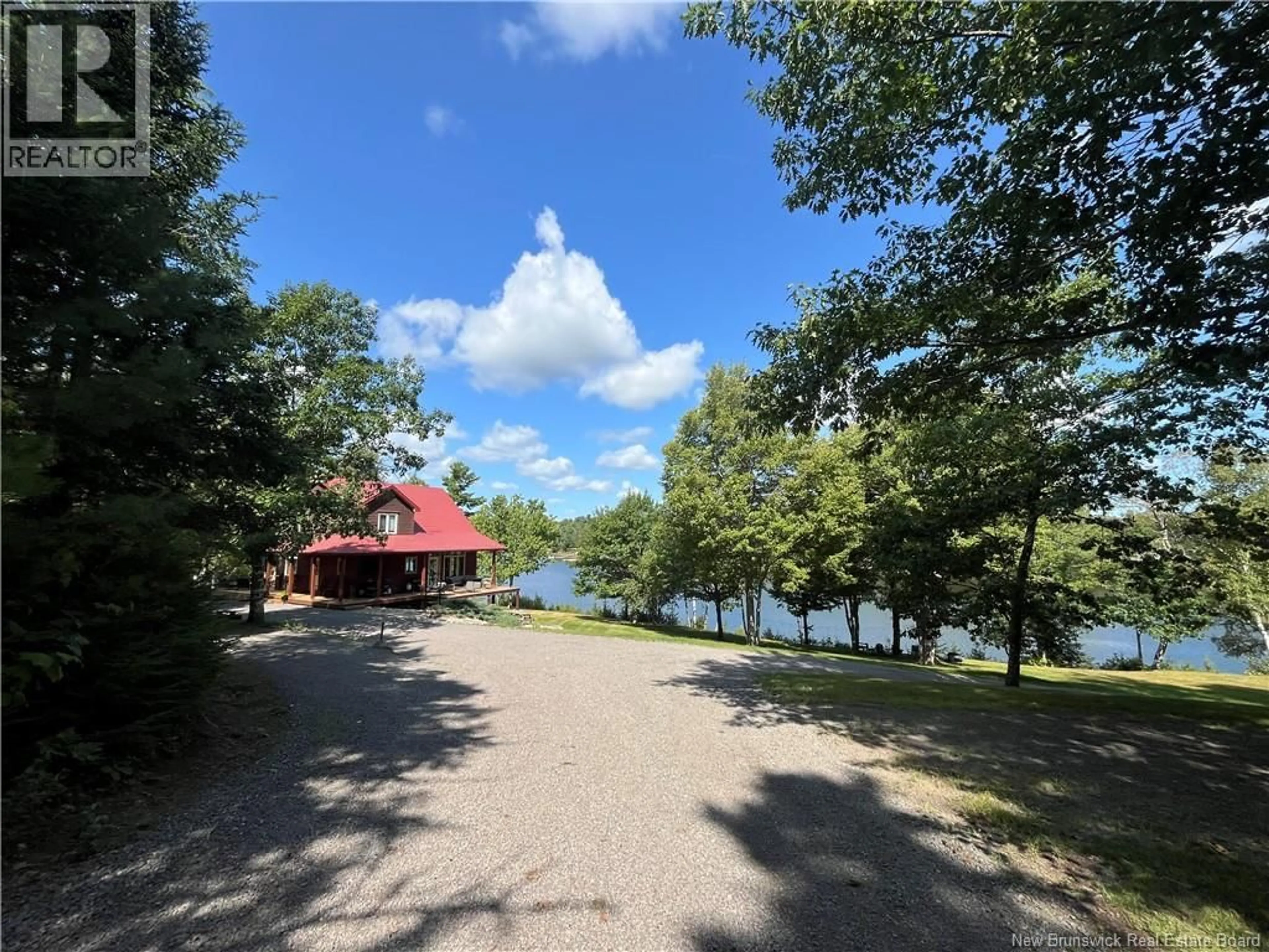 A pic from outside/outdoor area/front of a property/back of a property/a pic from drone, water/lake/river/ocean view for 3190 ROUTE 510, Browns Yard New Brunswick E4T1W6