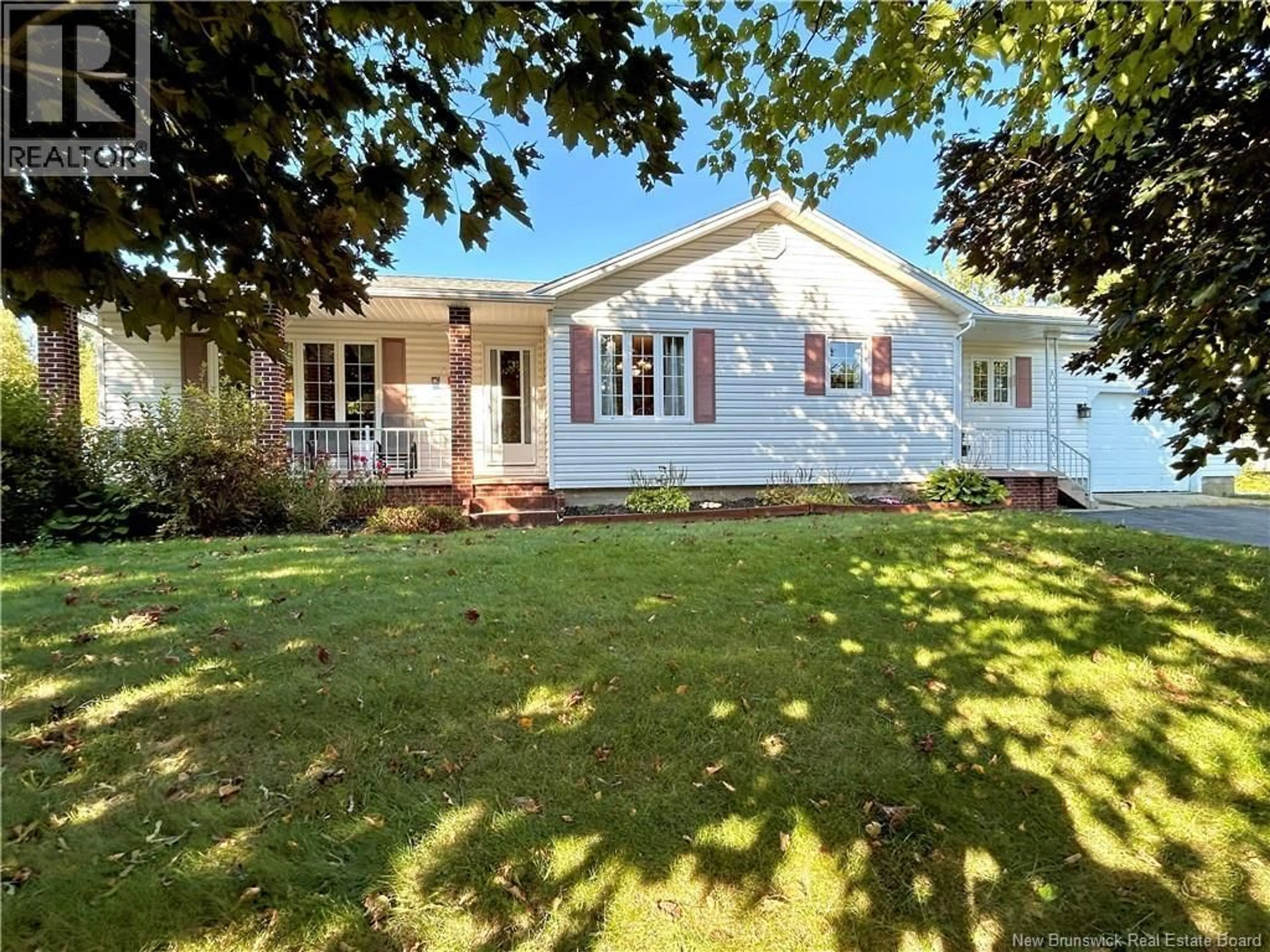 Home with vinyl exterior material, street for 5700 ROUTE 117, Baie-Sainte-Anne New Brunswick E9A1H8
