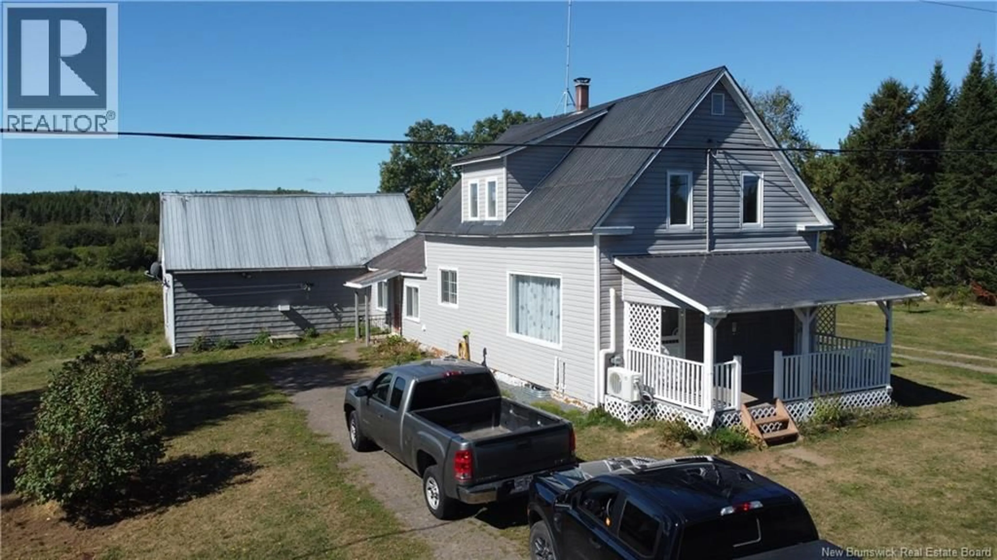 A pic from outside/outdoor area/front of a property/back of a property/a pic from drone, building for 6369 104 ROUTE, Cloverdale New Brunswick E7P1X5