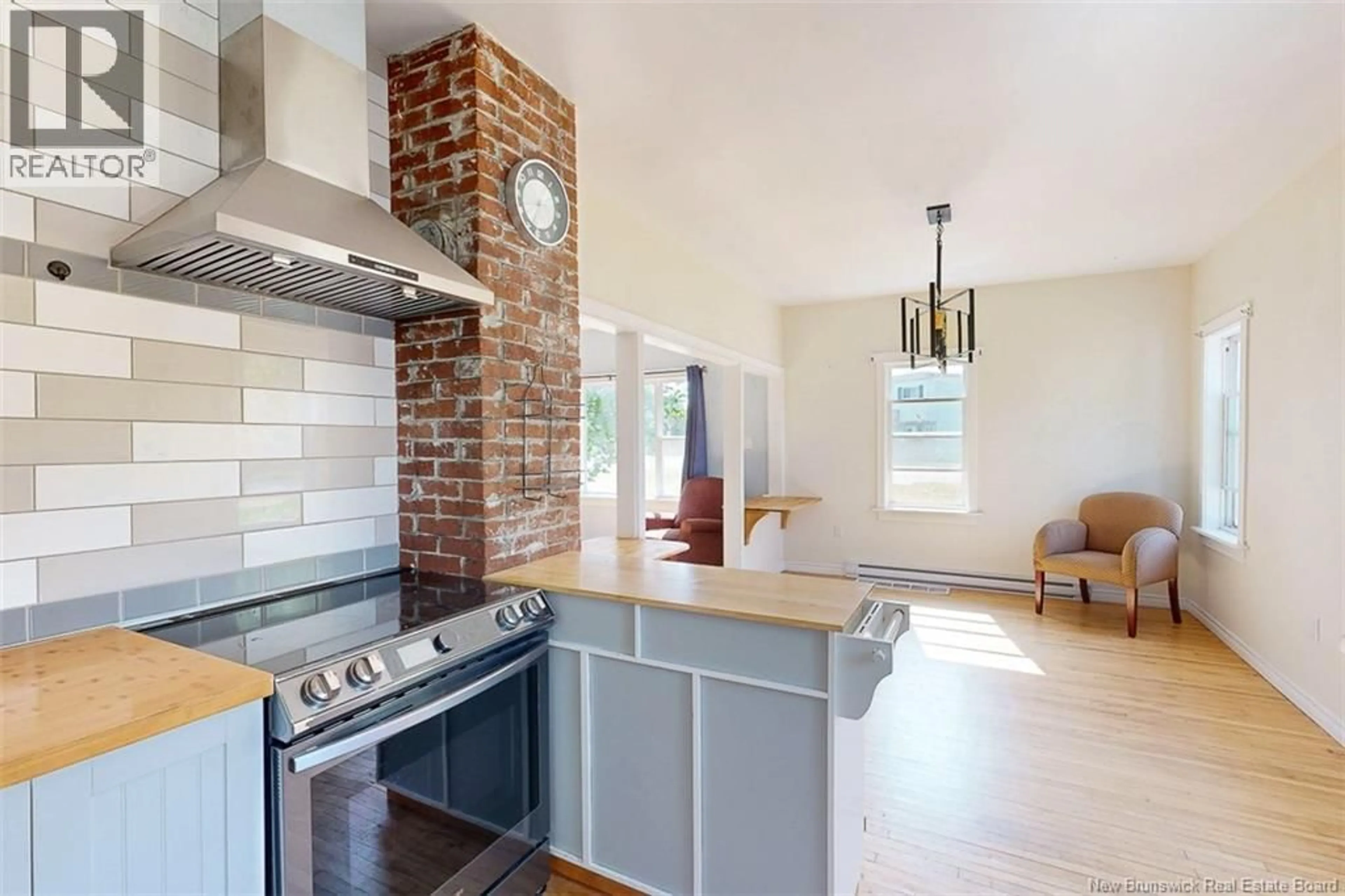 Open concept kitchen, ceramic/tile floor for 8 CENTENNIAL DRIVE, Minto New Brunswick E4B3R9