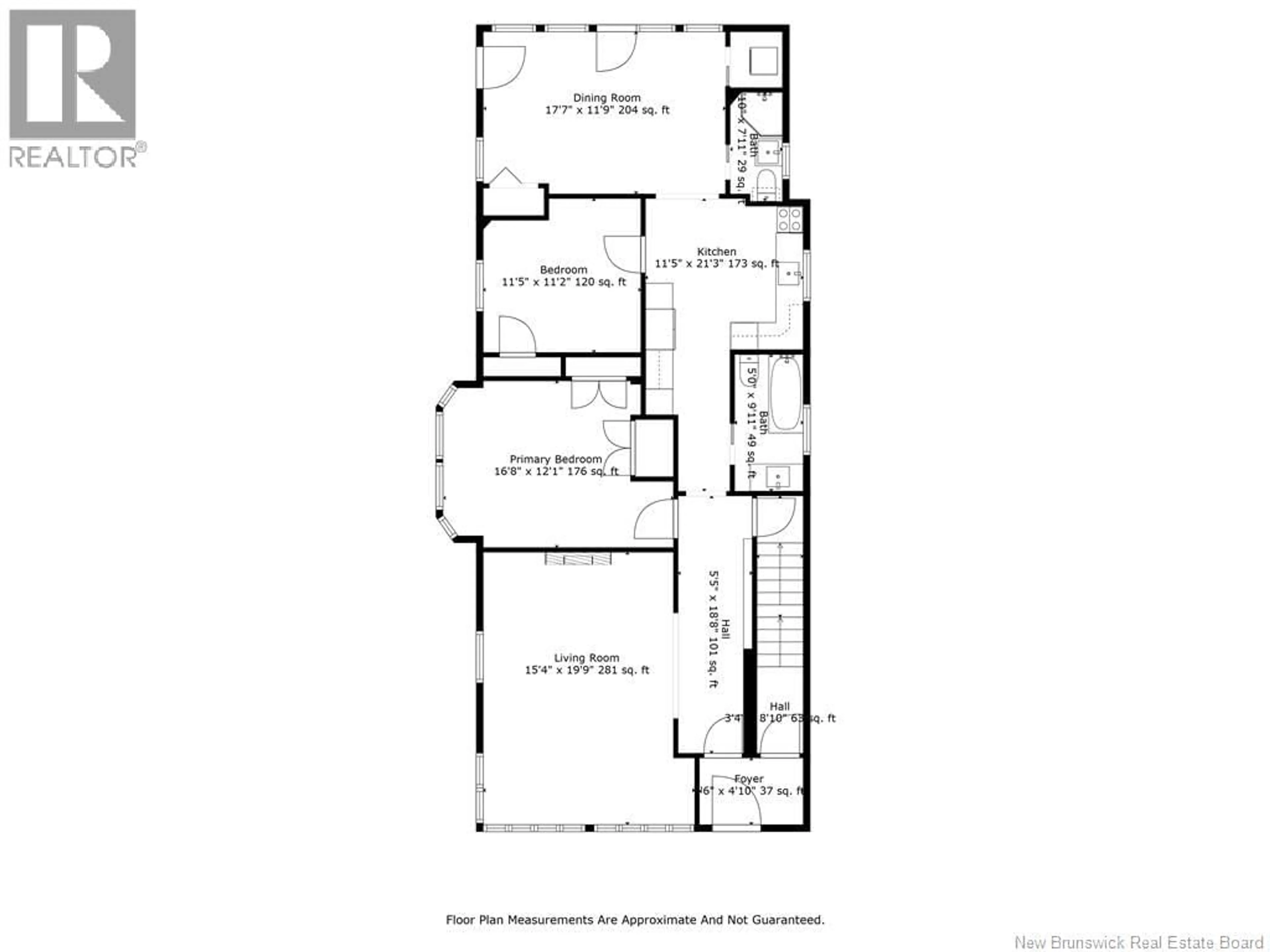 Floor plan for 30 NORTH STREET, Moncton New Brunswick E1C5X6