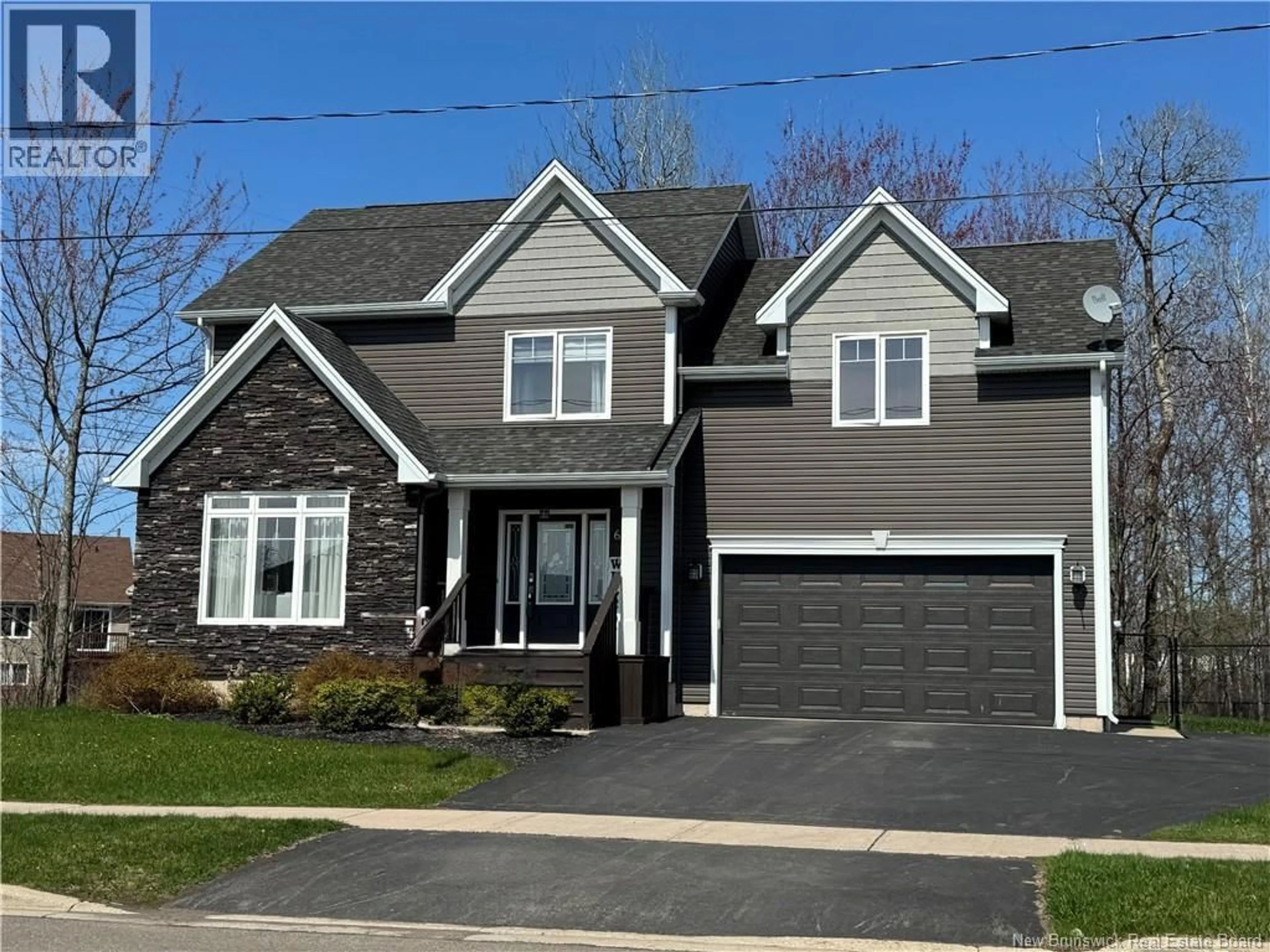 Home with vinyl exterior material, street for 63 CORIANDER STREET, Moncton New Brunswick E1G0E1