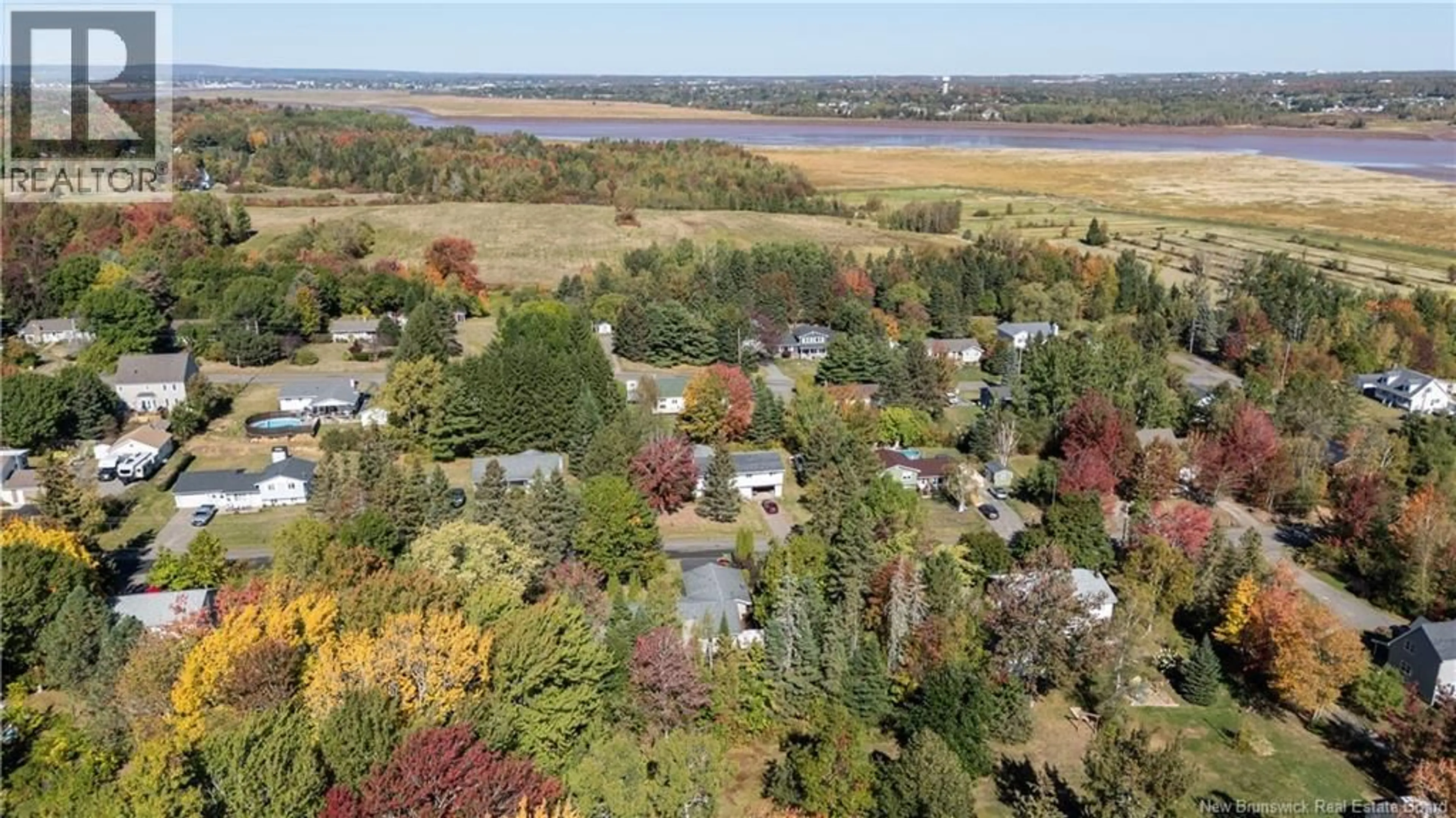 A pic from outside/outdoor area/front of a property/back of a property/a pic from drone, water/lake/river/ocean view for 60 BAXTER STREET, Lower Coverdale New Brunswick E1J1B4