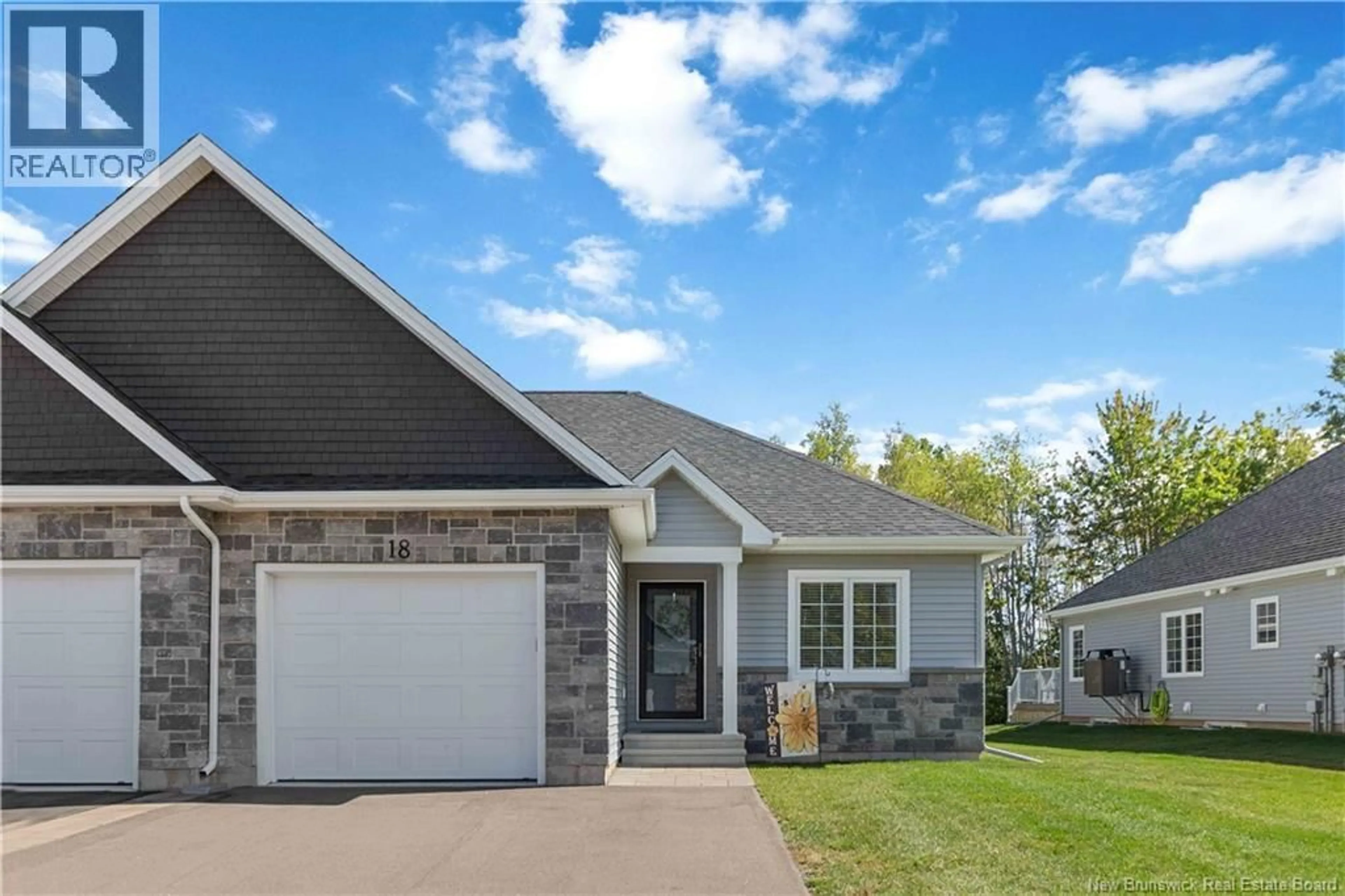 Home with vinyl exterior material, street for 18 ROSENBURG STREET, Moncton New Brunswick E1G6G1