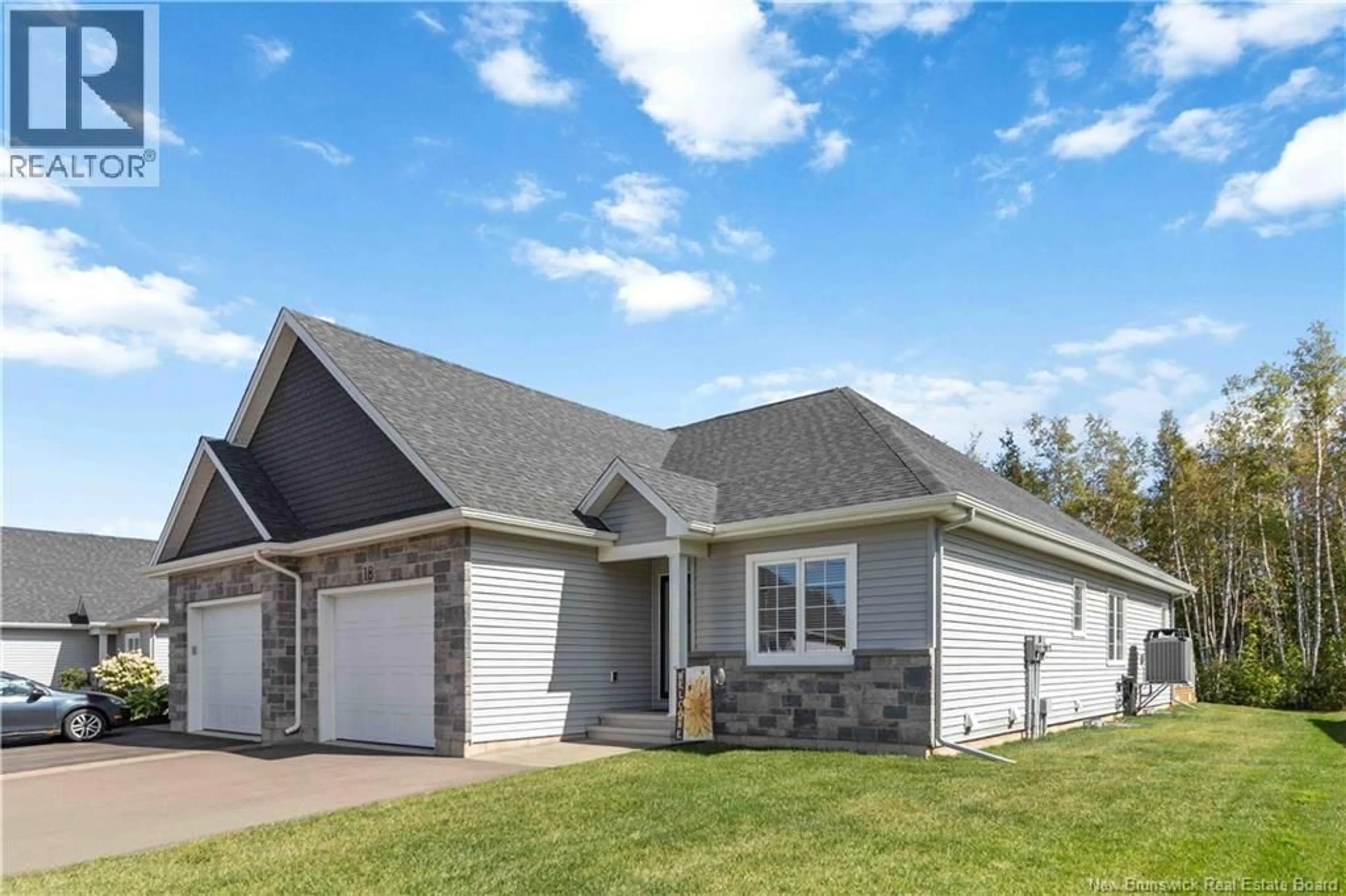 Home with vinyl exterior material, street for 18 ROSENBURG STREET, Moncton New Brunswick E1G6G1