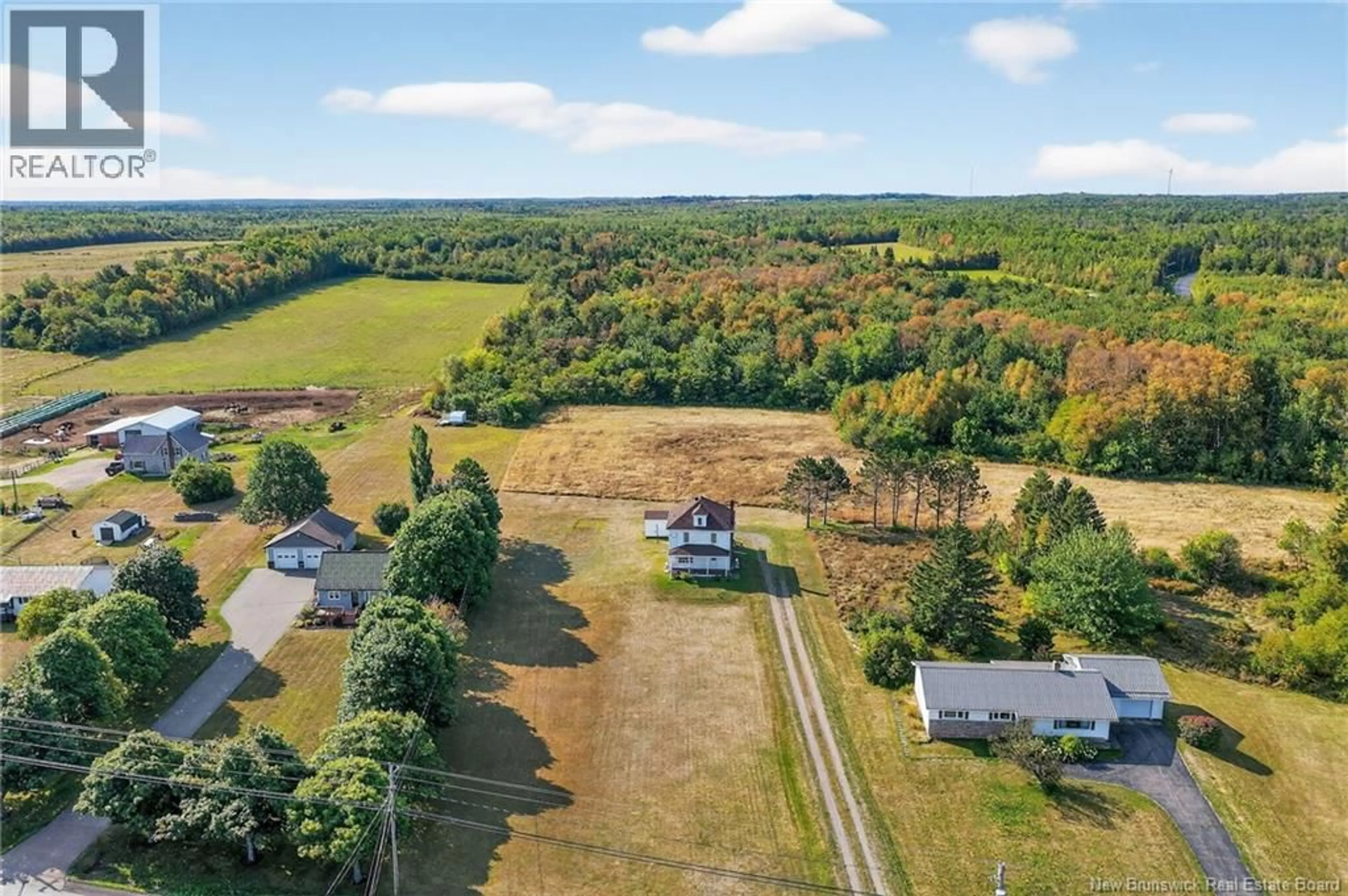 A pic from outside/outdoor area/front of a property/back of a property/a pic from drone, forest/trees view for 1611 ROUTE 950, Trois Ruisseaux New Brunswick E4N2Y7