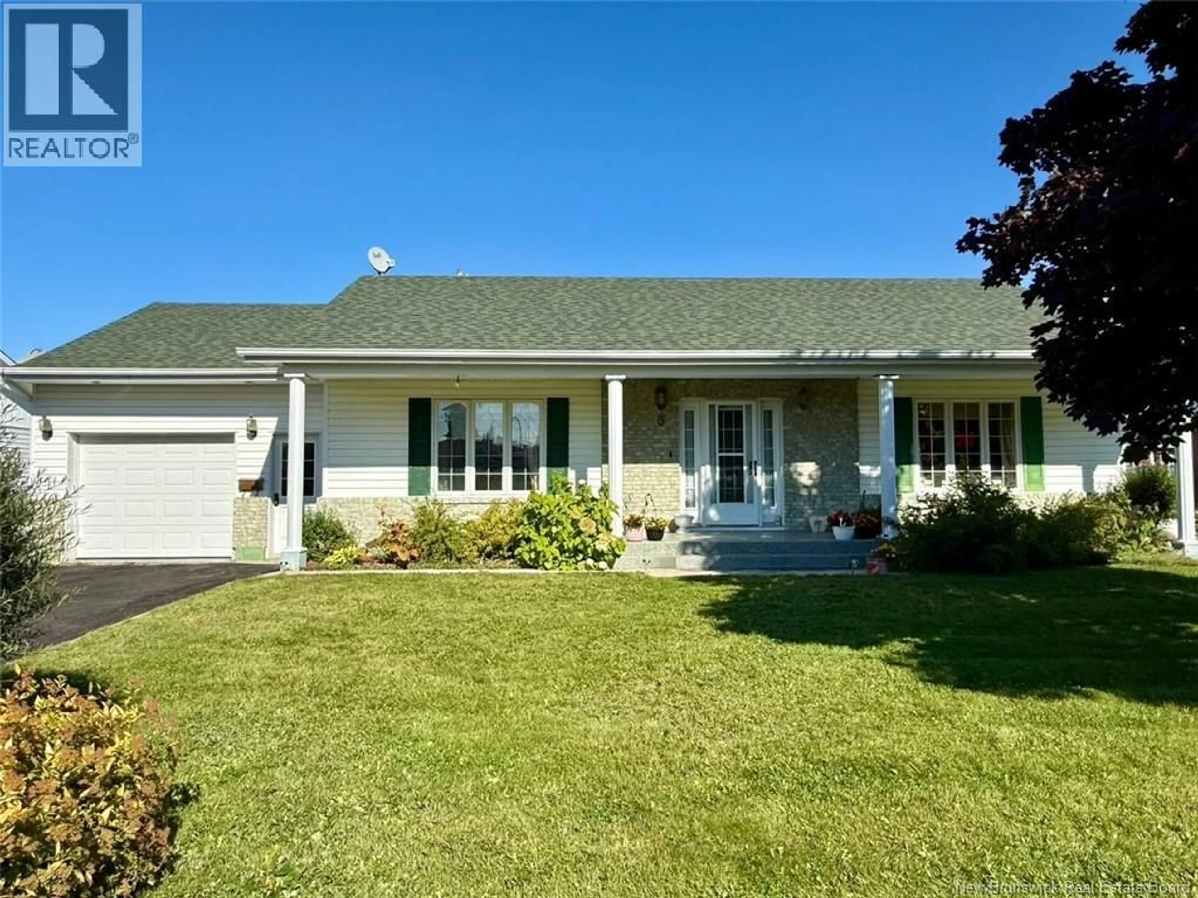Home with vinyl exterior material, street for 6 BROOK TERRACE, Campbellton New Brunswick E3N3T3