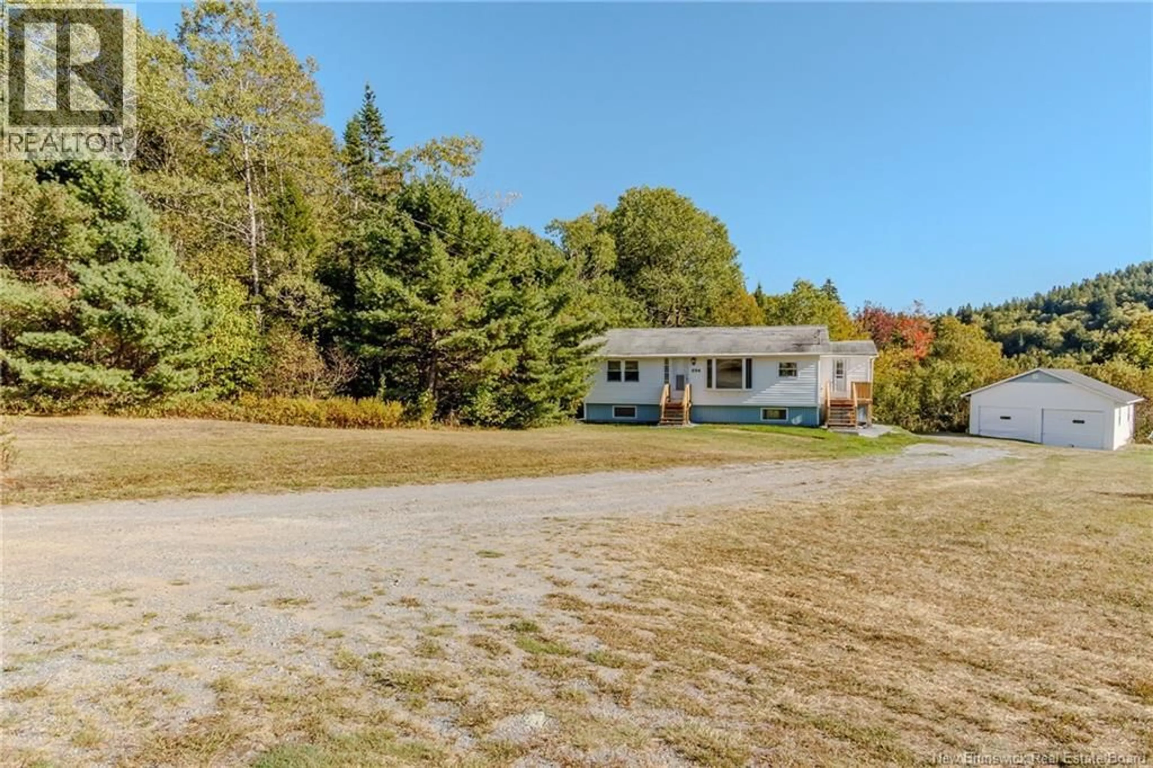 A pic from outside/outdoor area/front of a property/back of a property/a pic from drone, water/lake/river/ocean view for 694 ROUTE 111, Willow Grove New Brunswick E2S1S1