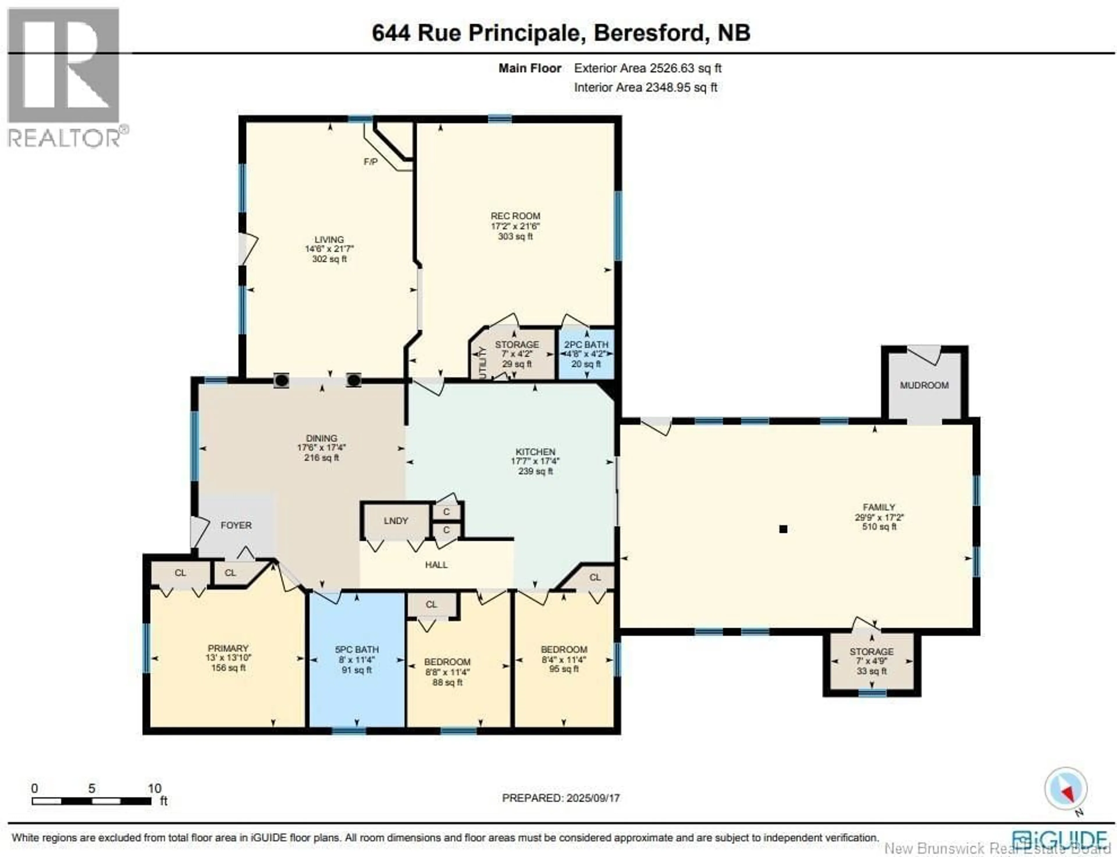 Floor plan for 644 PRINCIPALE, Beresford New Brunswick E8K2B5