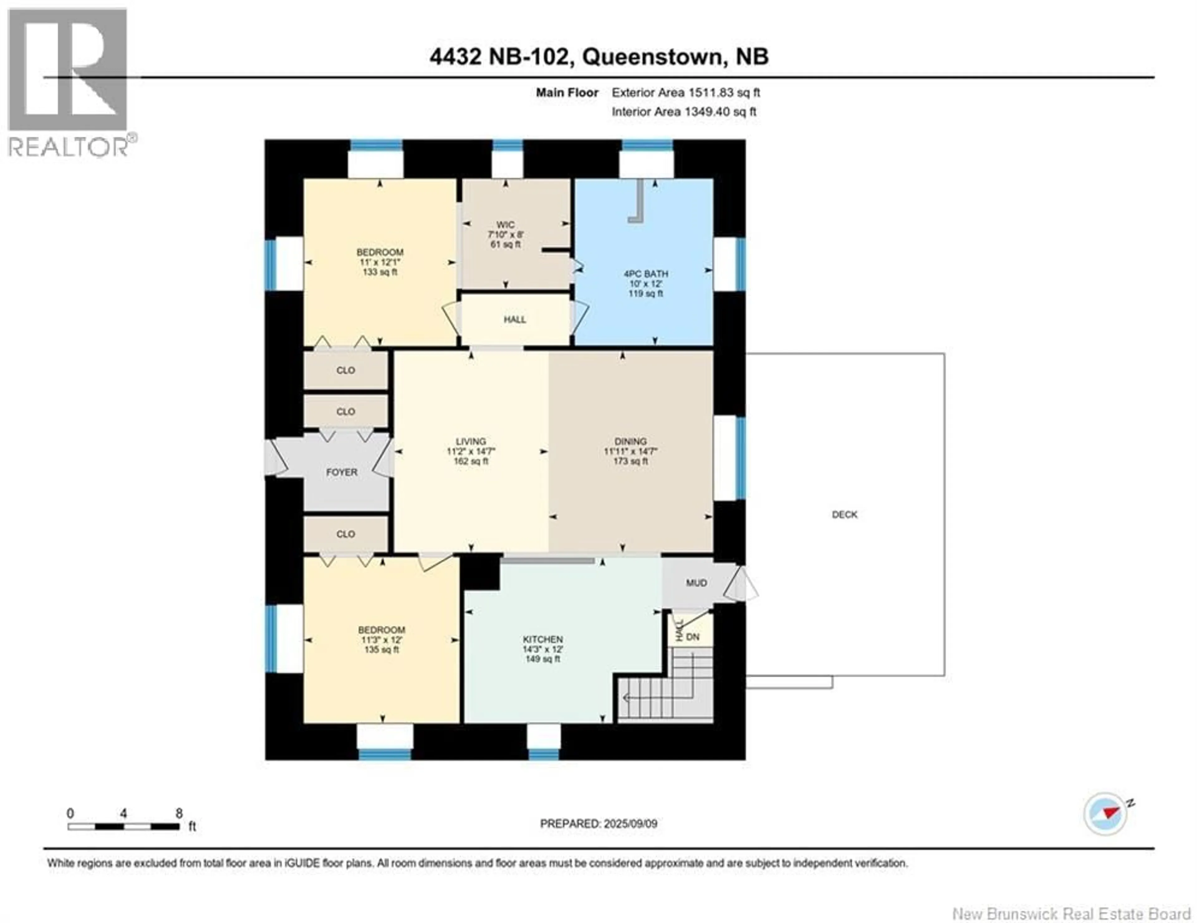 Floor plan for 4432 ROUTE 102, Queenstown New Brunswick E5M1Z4