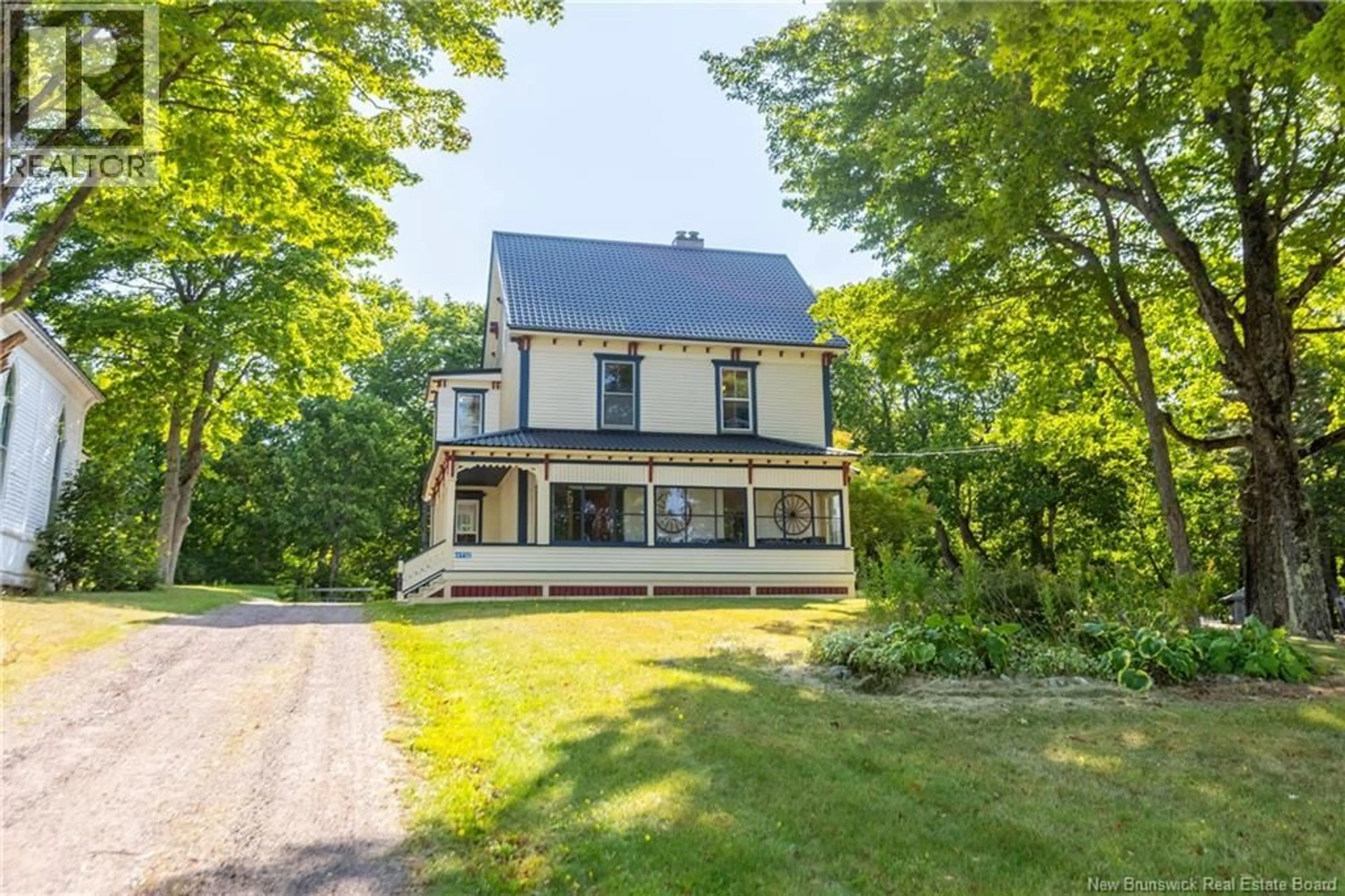 A pic from outside/outdoor area/front of a property/back of a property/a pic from drone, street for 4952 MAIN STREET, Dorchester New Brunswick E4K2Z1