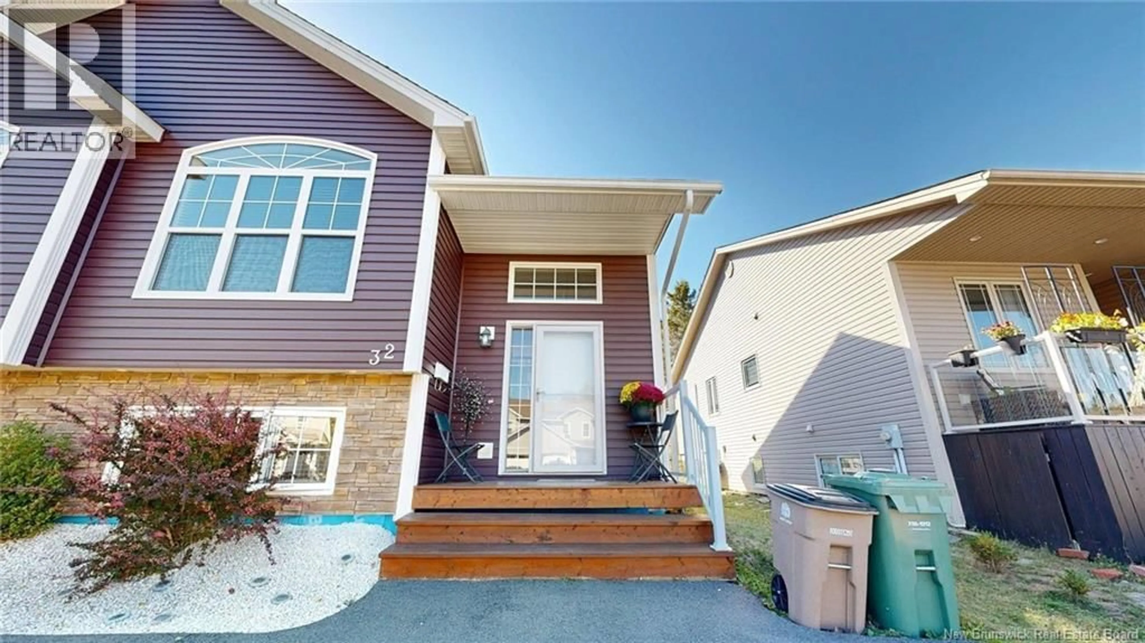 Home with vinyl exterior material, street for 32 MACAULEY AVENUE, Saint John New Brunswick E2K2K5