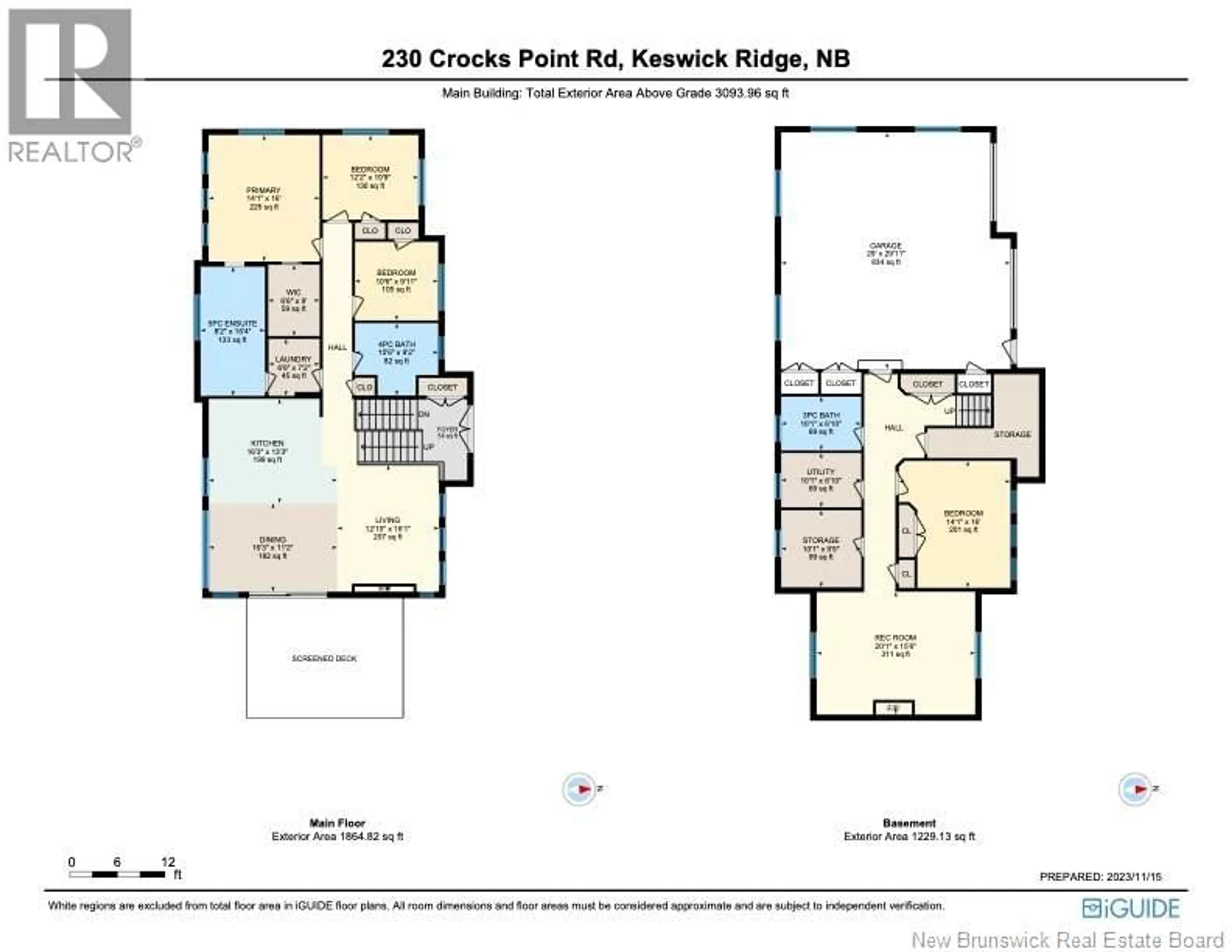 Floor plan for 230 CROCKS POINT ROAD, Keswick Ridge New Brunswick E6L1T7