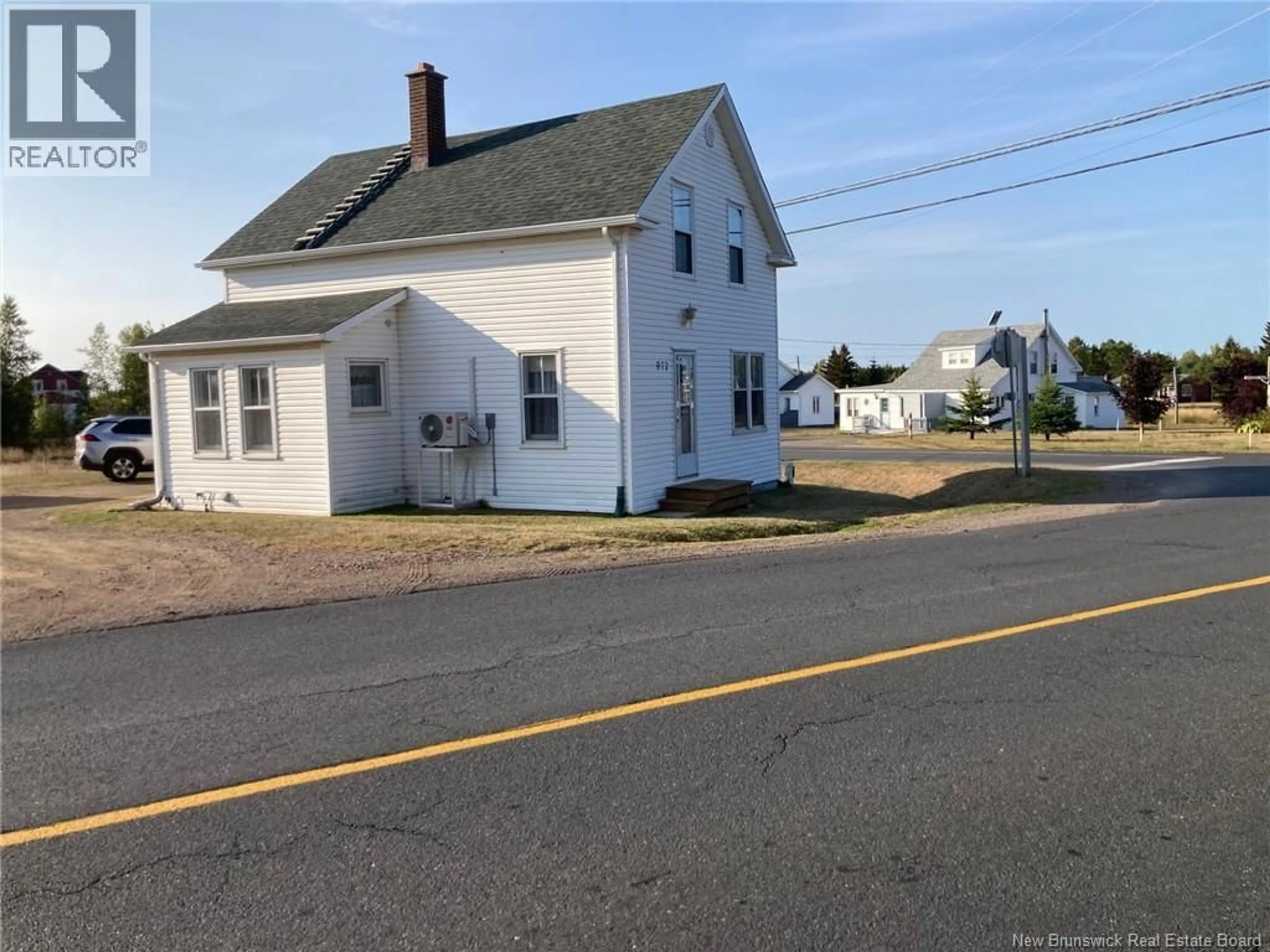 A pic from outside/outdoor area/front of a property/back of a property/a pic from drone, street for 972 CHEMIN SAULNIER OUEST, Saumarez New Brunswick E1X3J4