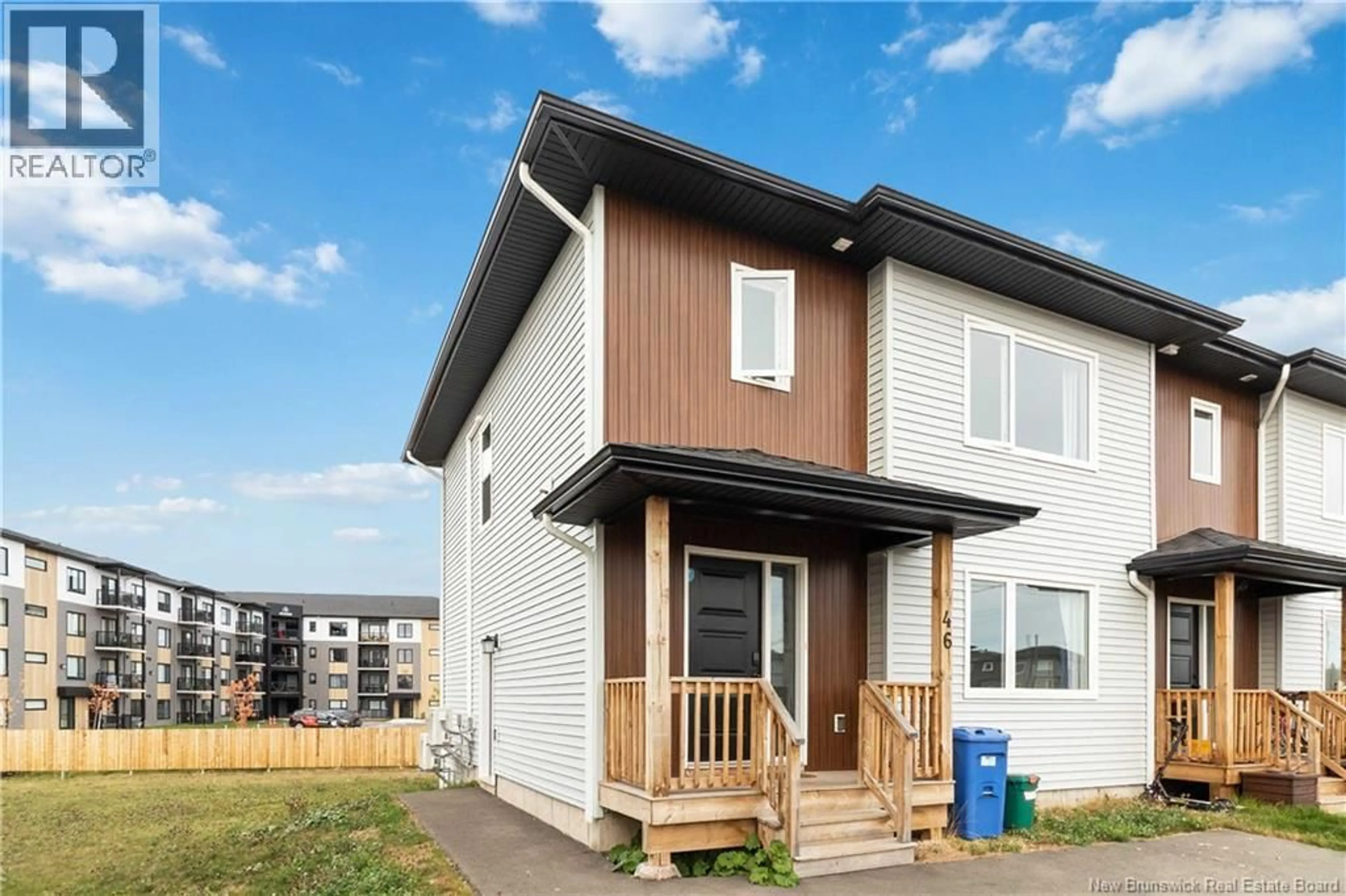 Home with vinyl exterior material, street for 46 DELTA STREET, Dieppe New Brunswick E1A0E2