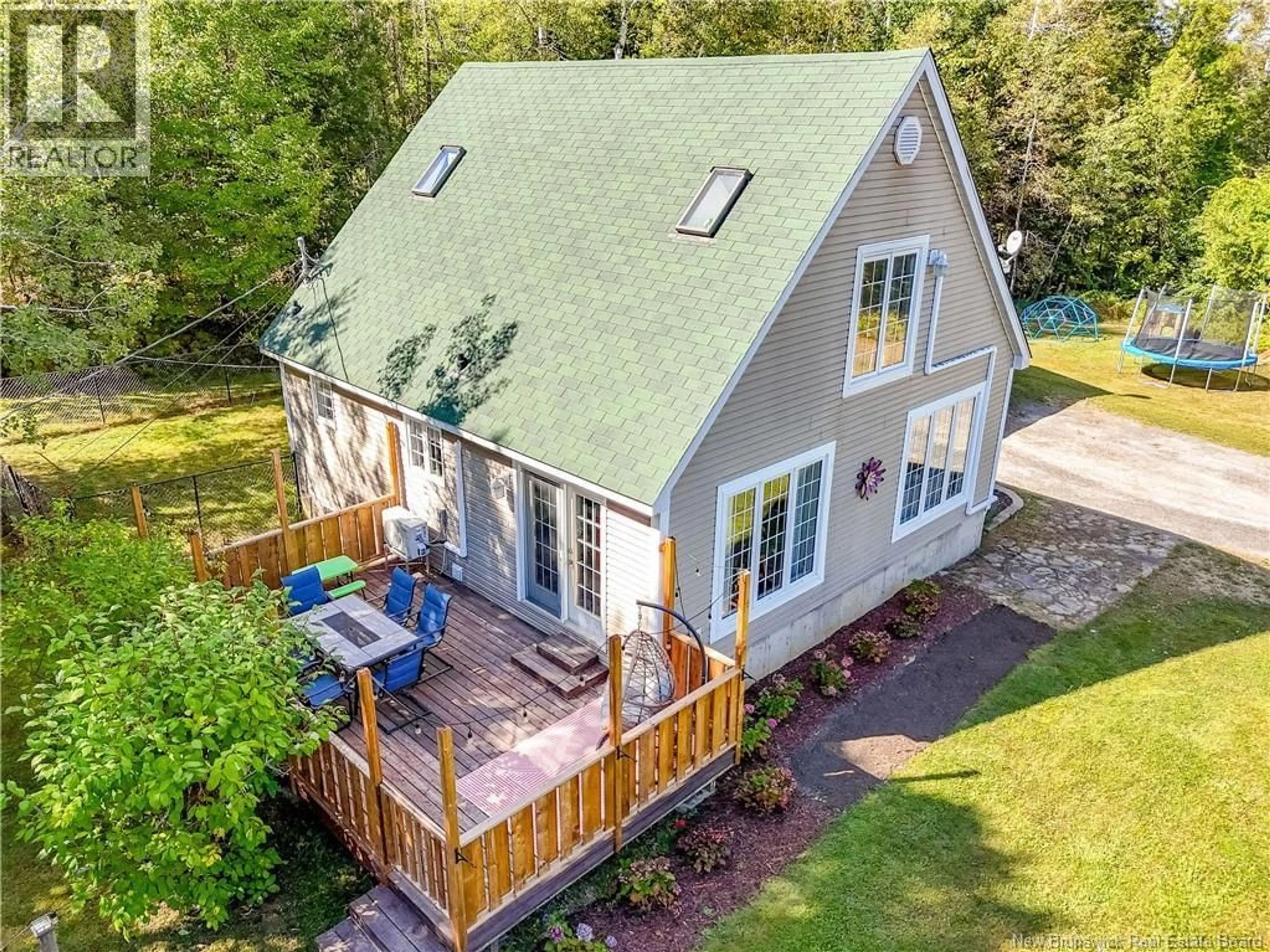 A pic from outside/outdoor area/front of a property/back of a property/a pic from drone, water/lake/river/ocean view for 61 RIDGEVIEW DRIVE, Keswick Ridge New Brunswick E6L1R1