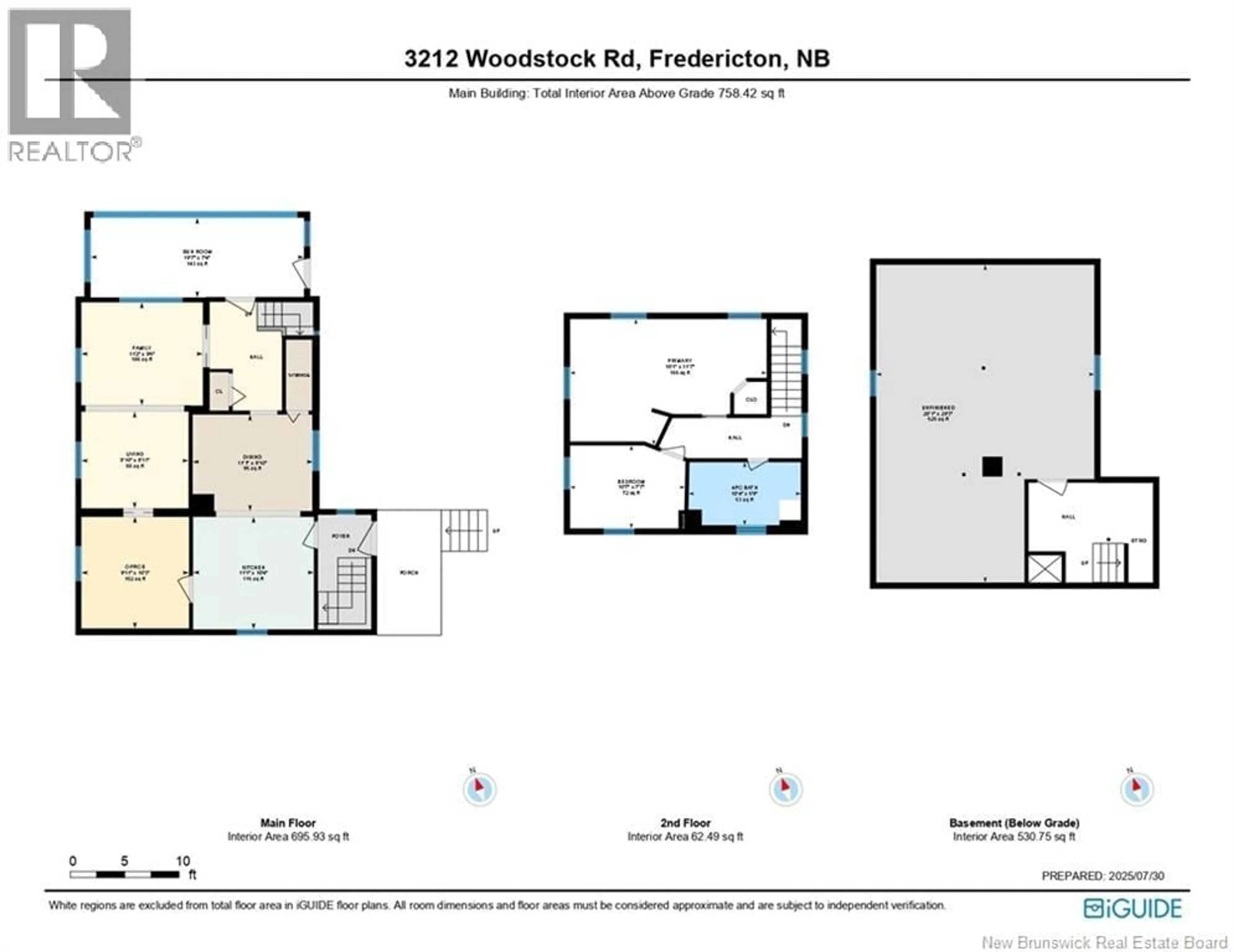 Floor plan for 3212 WOODSTOCK ROAD, Fredericton New Brunswick E3E1A4