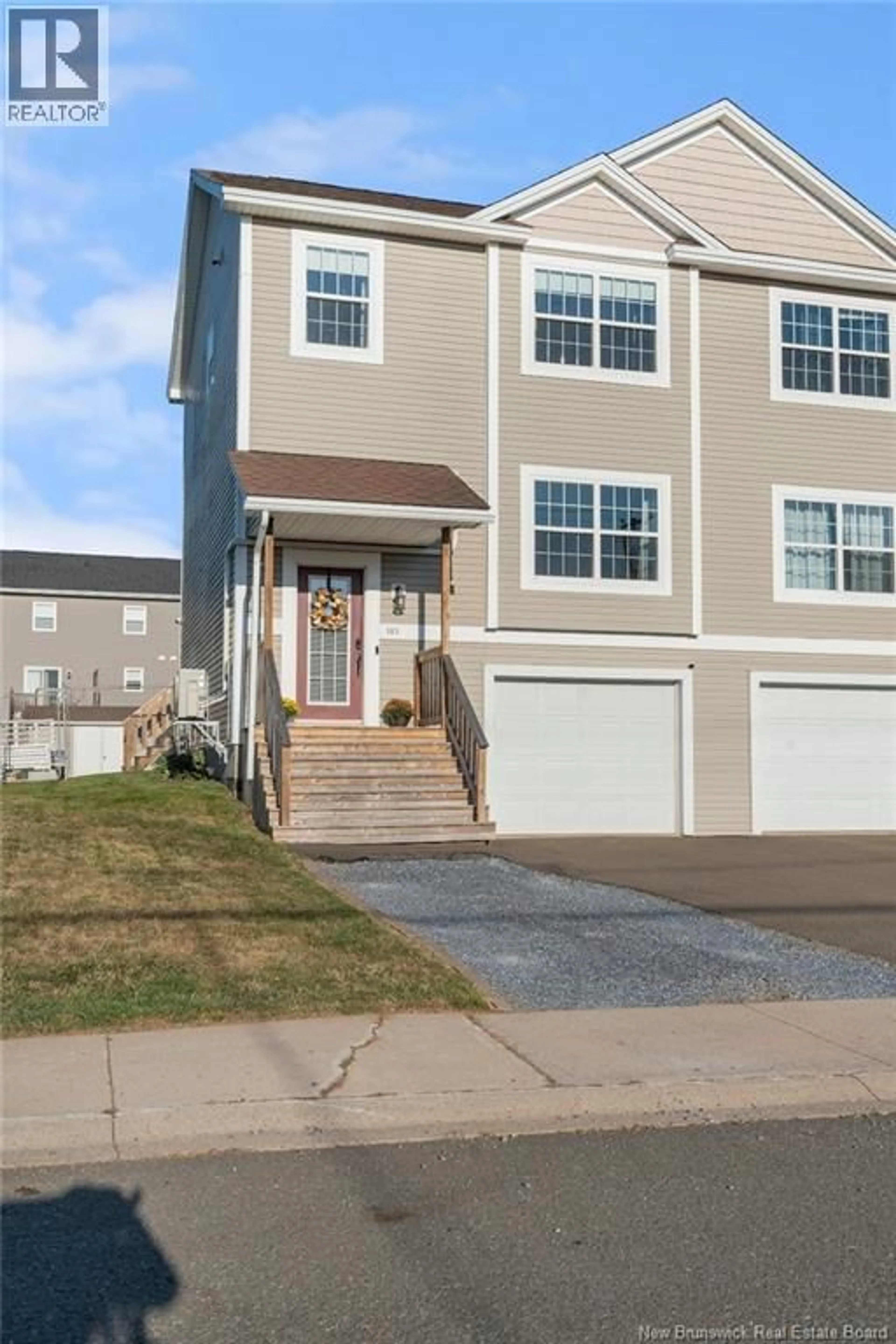Home with vinyl exterior material, street for 183 PENROSE STREET, Moncton New Brunswick E1E4W7