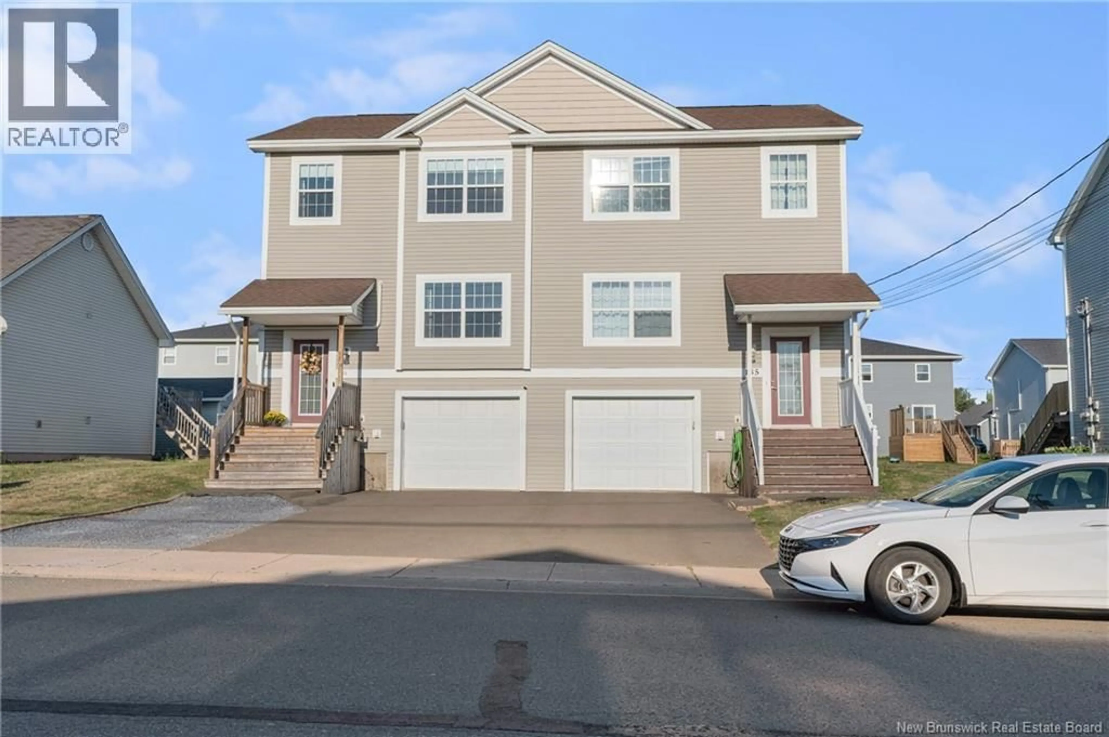 Home with vinyl exterior material, street for 183 PENROSE STREET, Moncton New Brunswick E1E4W7