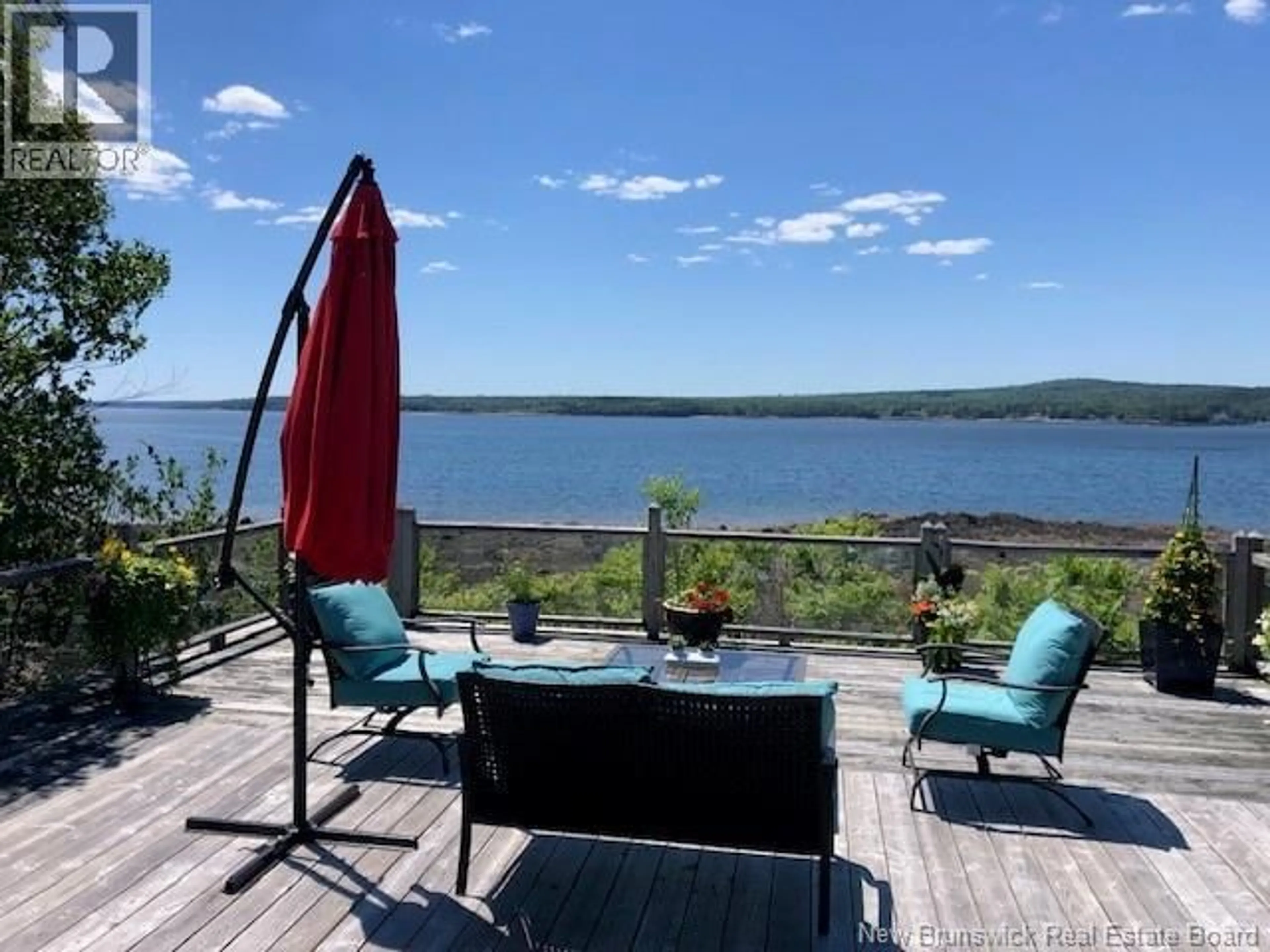 Patio, water/lake/river/ocean view for 3584 127 ROUTE, Bayside New Brunswick E5B2V3