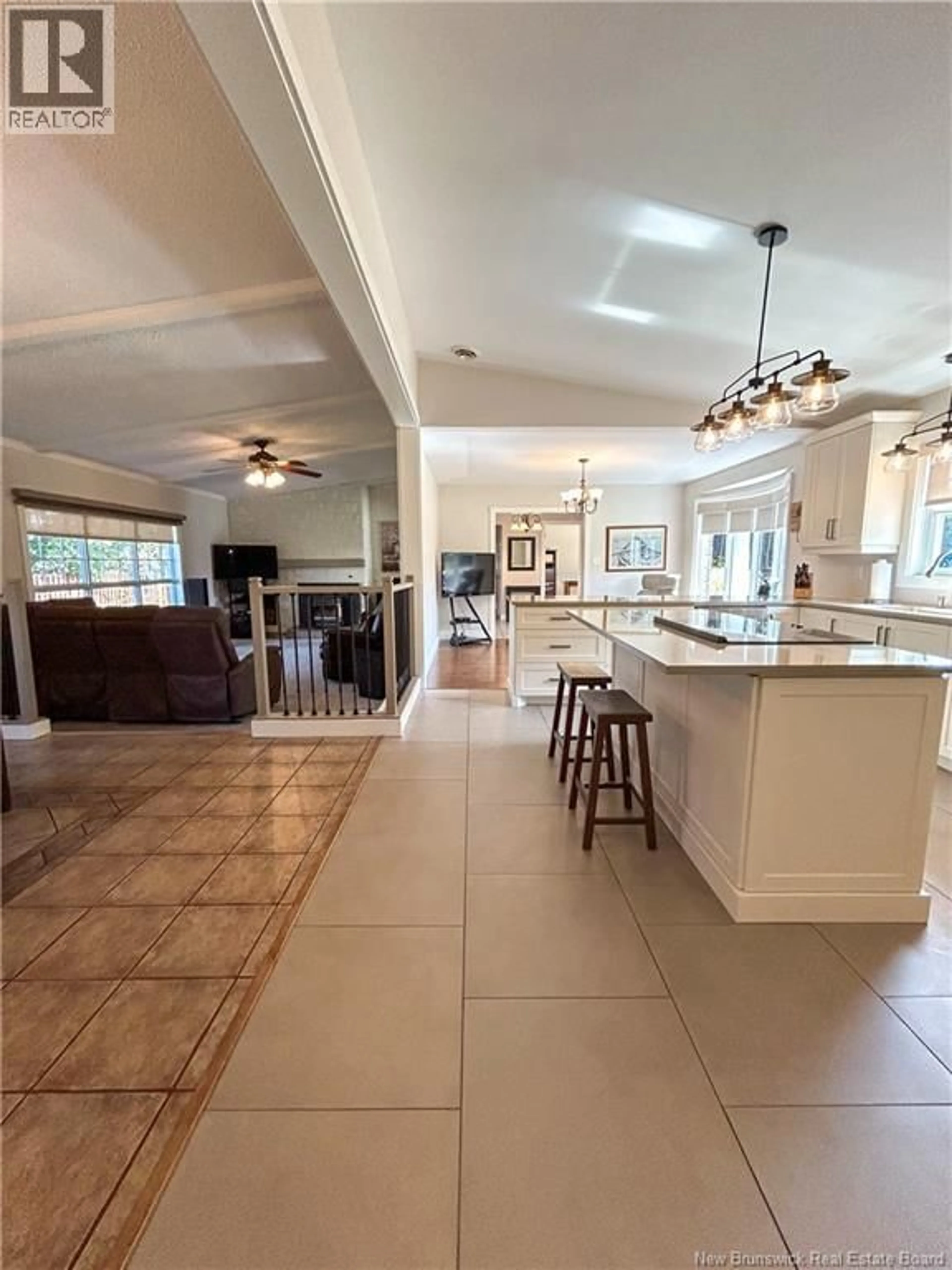 Open concept kitchen, ceramic/tile floor for 249 VAUTOUR STREET, Dalhousie New Brunswick E8C2R3