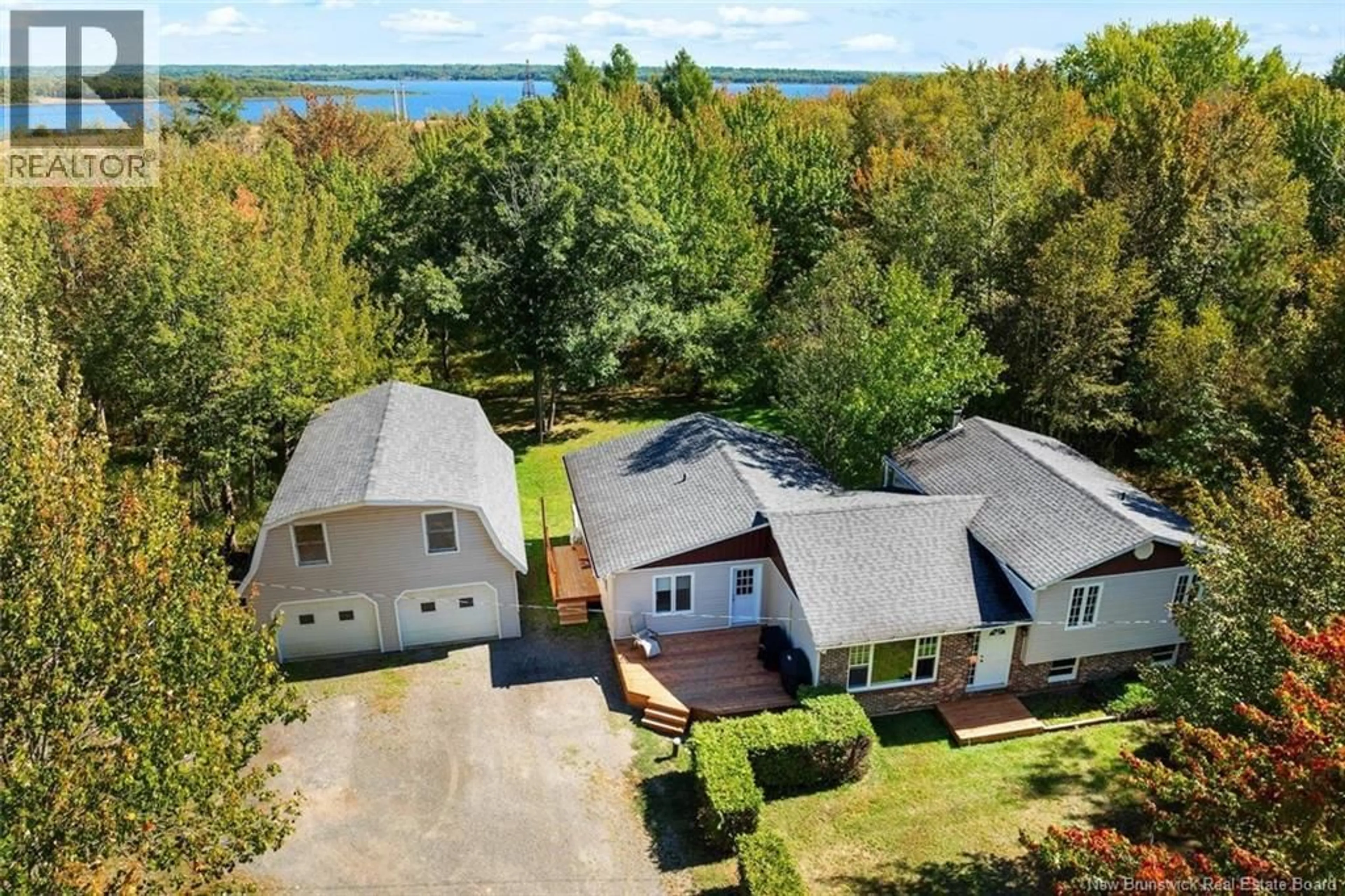 A pic from outside/outdoor area/front of a property/back of a property/a pic from drone, water/lake/river/ocean view for 10 NEWCASTLE CENTRE ROAD, Newcastle Centre New Brunswick E4B2L1