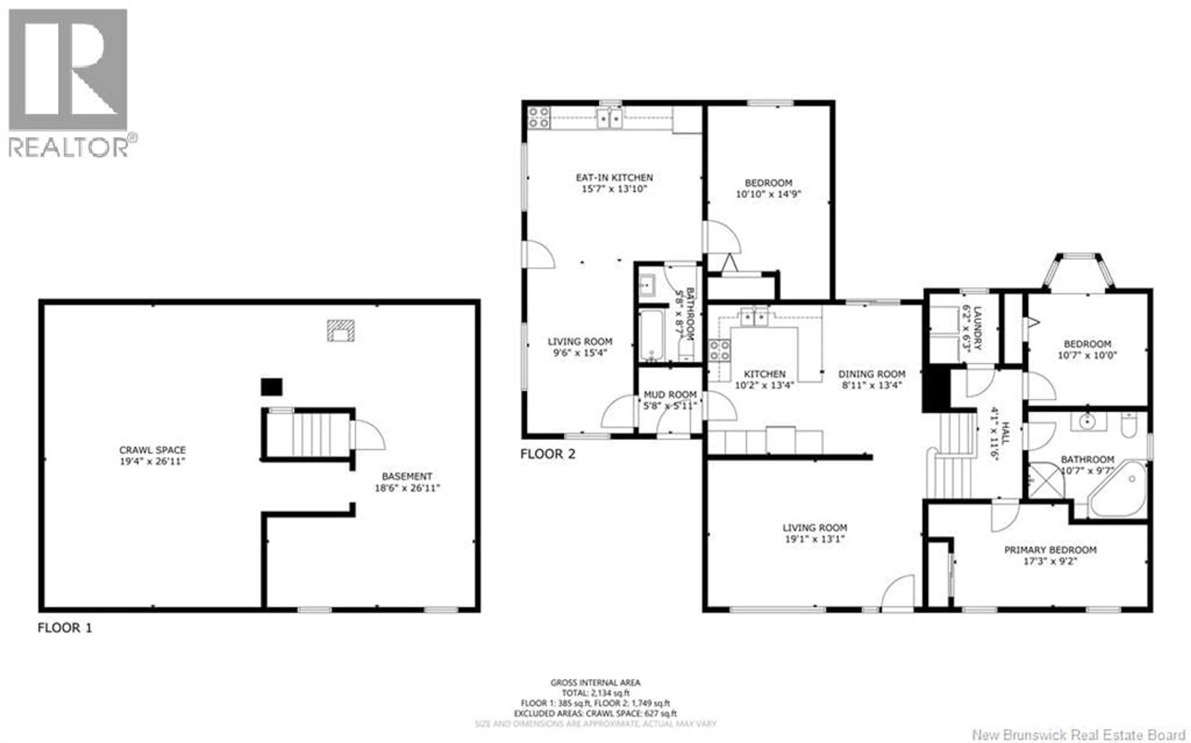 Floor plan for 10 NEWCASTLE CENTRE ROAD, Newcastle Centre New Brunswick E4B2L1