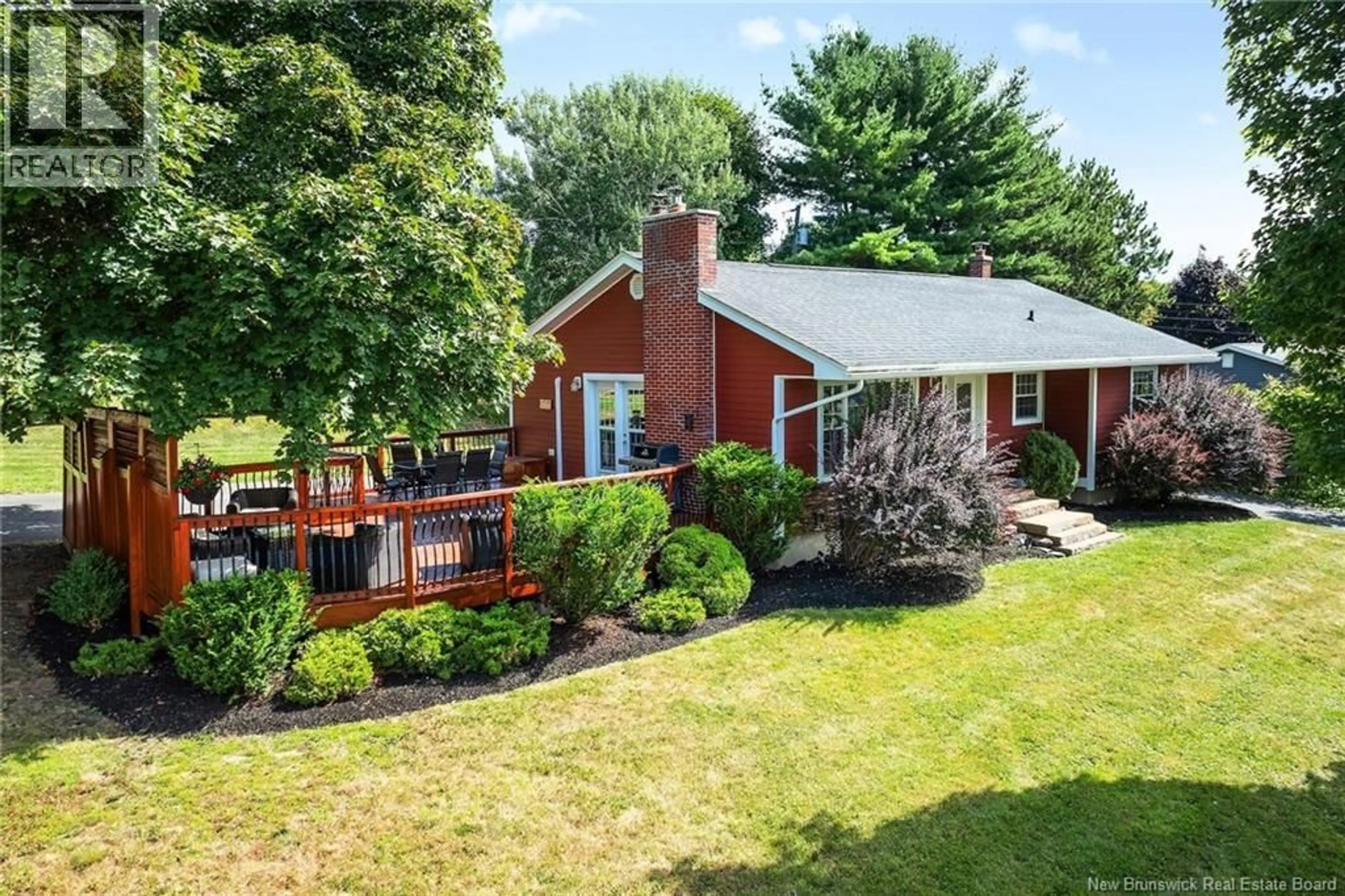 A pic from outside/outdoor area/front of a property/back of a property/a pic from drone, unknown for 101 PRESTON DRIVE, Fredericton New Brunswick E3A2L5