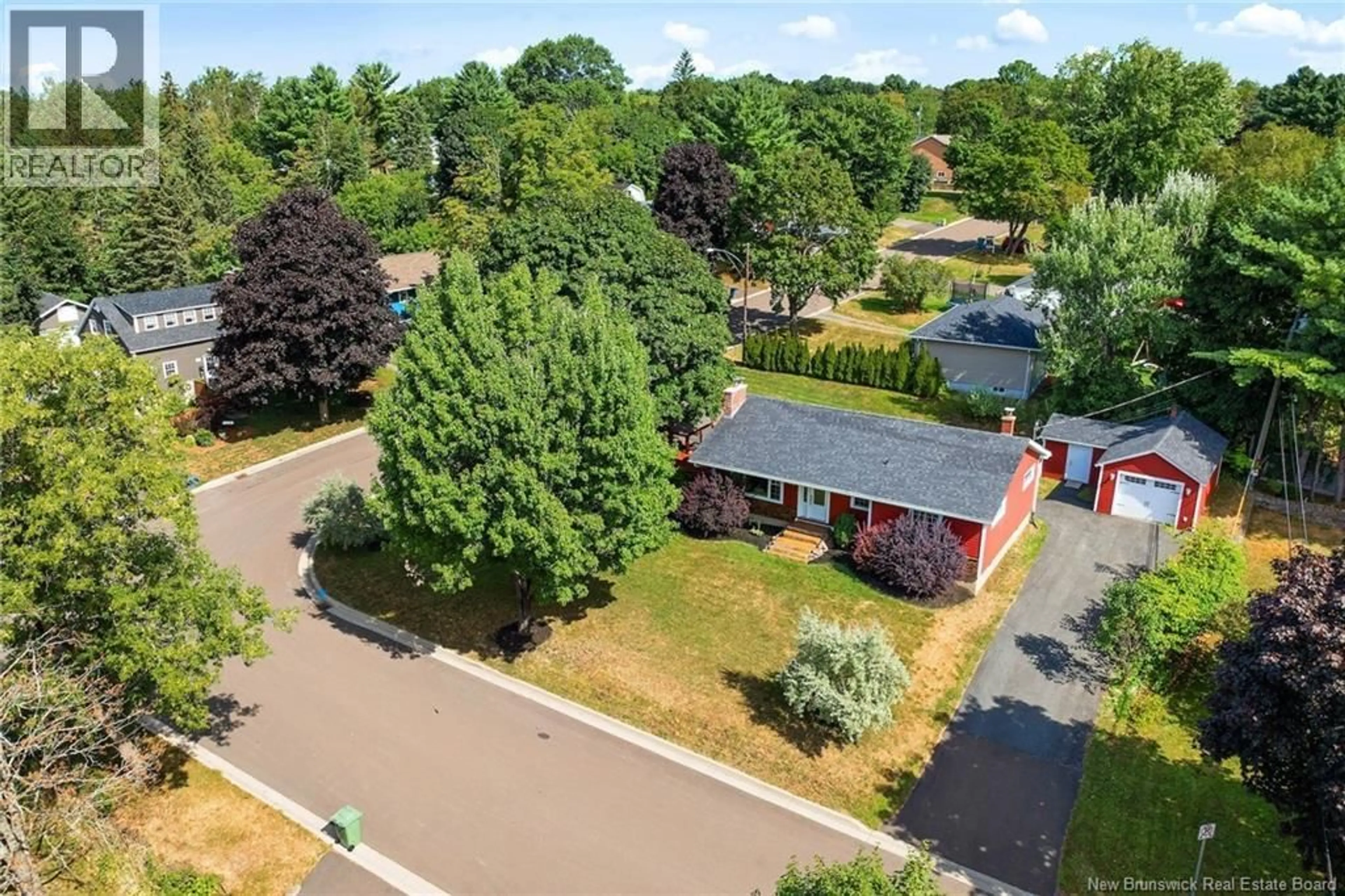 A pic from outside/outdoor area/front of a property/back of a property/a pic from drone, street for 101 PRESTON DRIVE, Fredericton New Brunswick E3A2L5