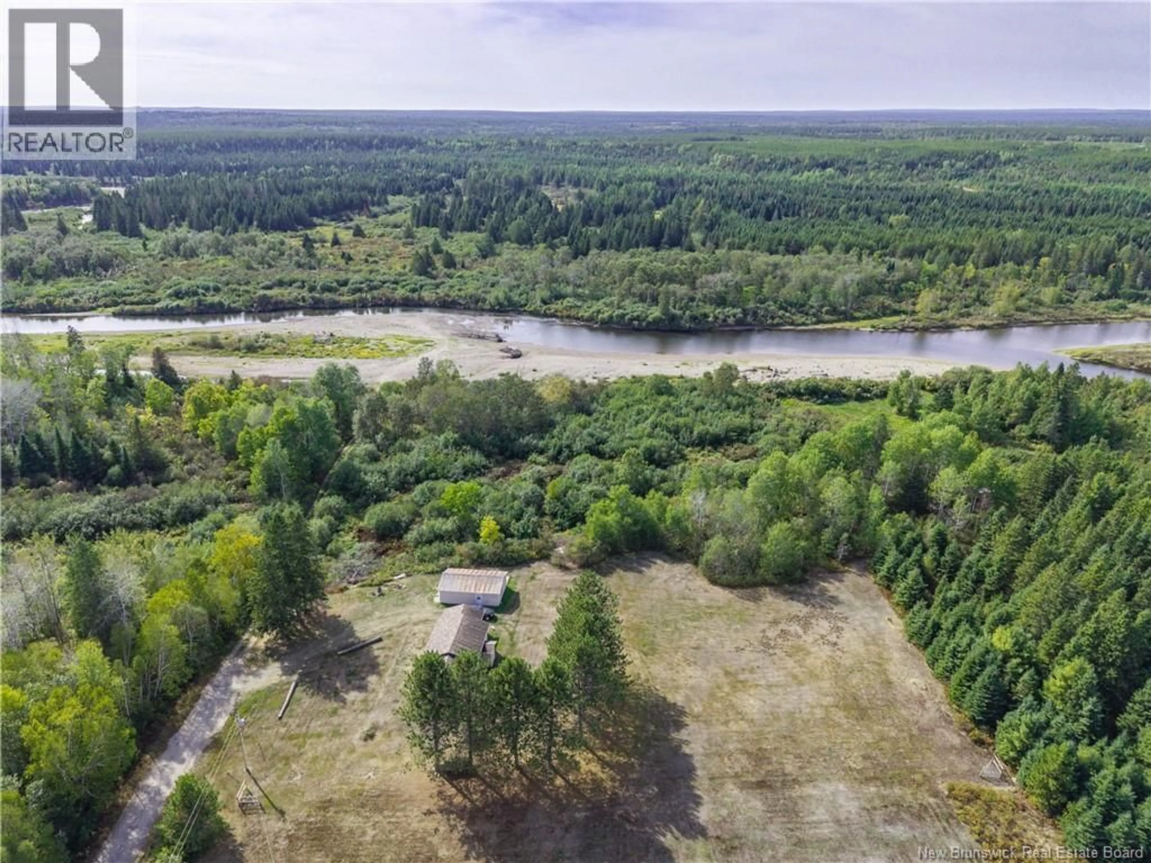 A pic from outside/outdoor area/front of a property/back of a property/a pic from drone, water/lake/river/ocean view for 6 JACK KINGSTON LANE, Sevogle New Brunswick E9E0E5