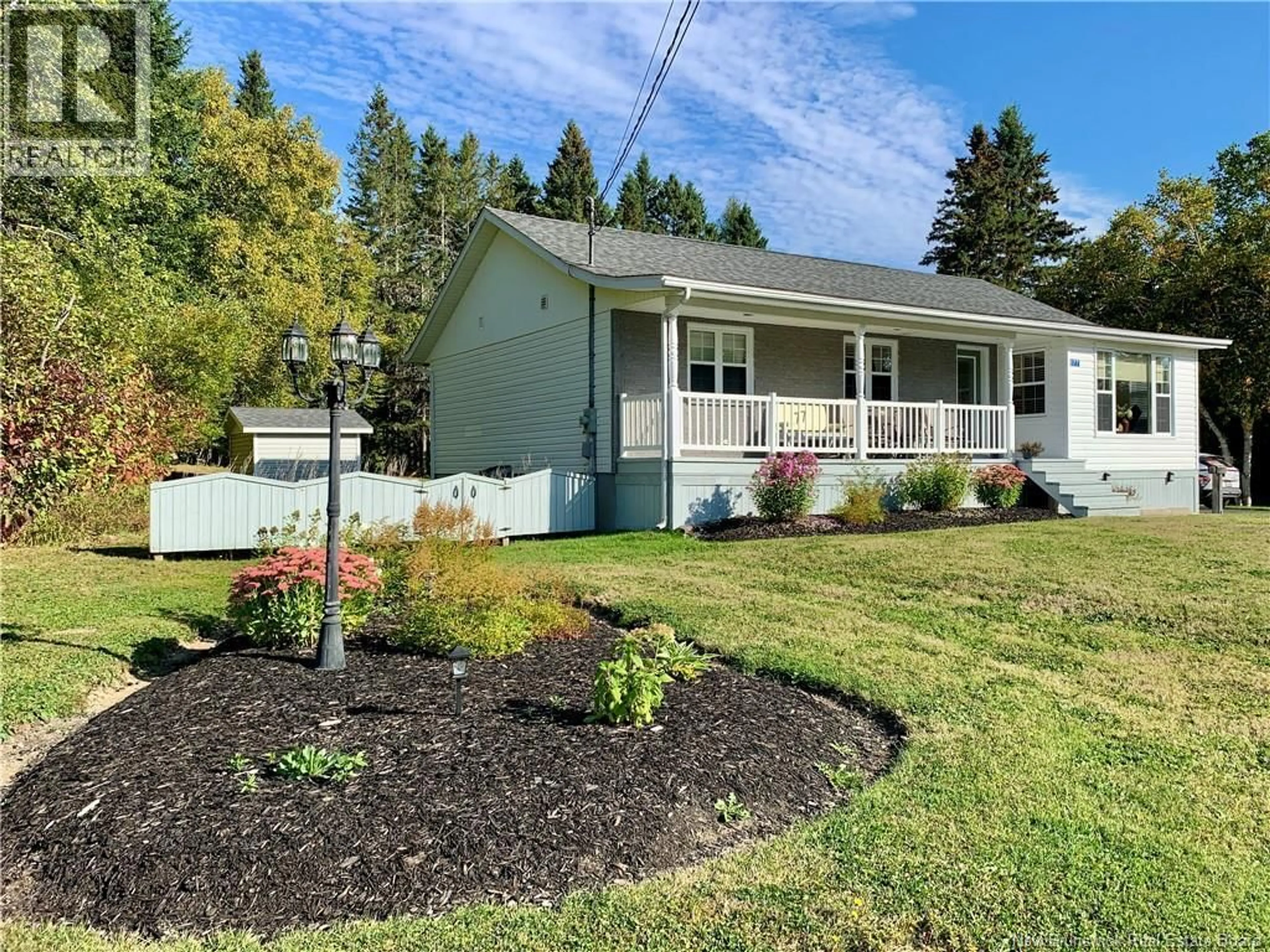 Home with vinyl exterior material, street for 177 AVE DES PIONNIERS AVE, Balmoral New Brunswick E8E1B1