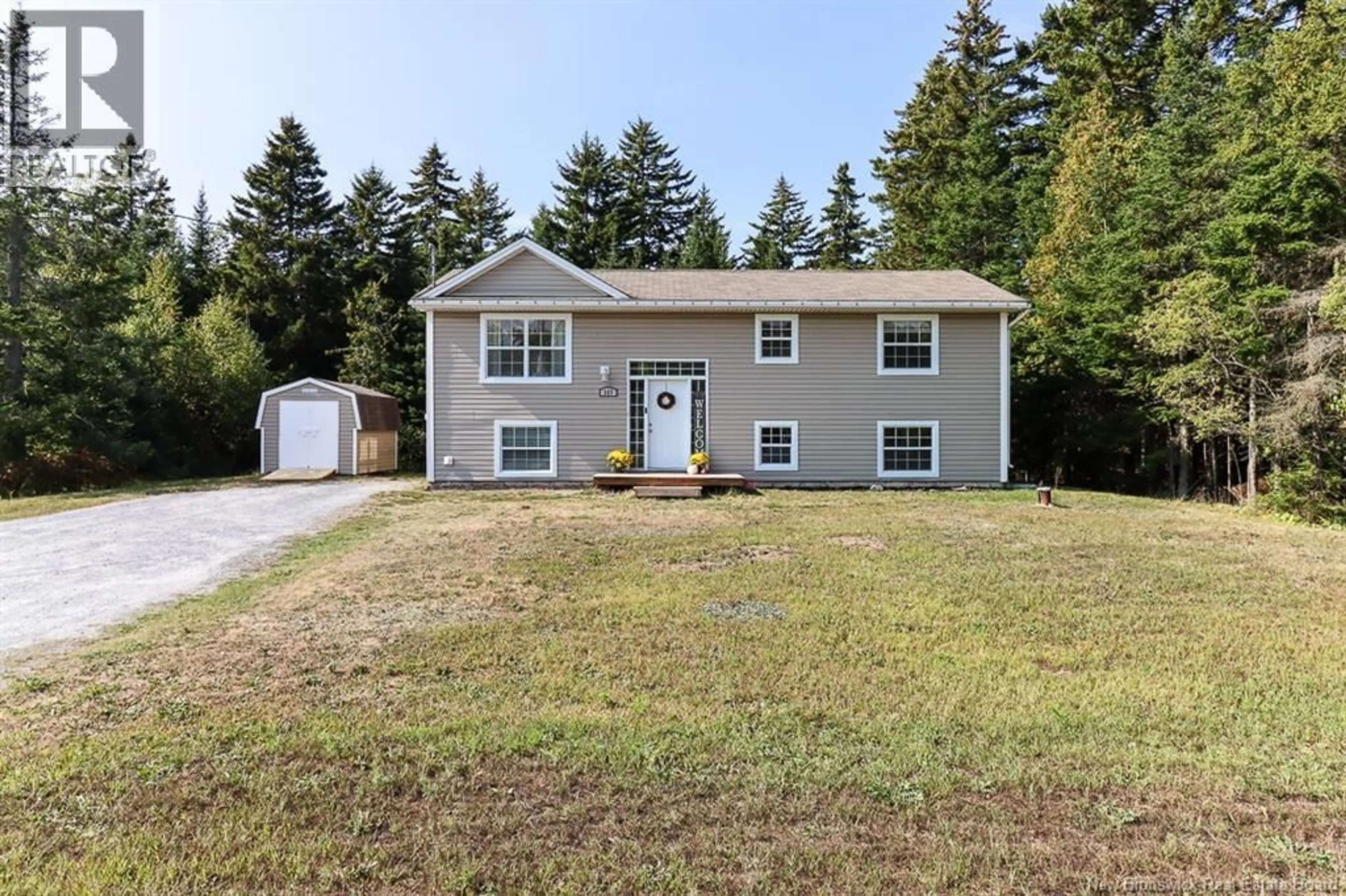 Home with vinyl exterior material, street for 227 VINCENT ROAD, Quispamsis New Brunswick E2E0B3
