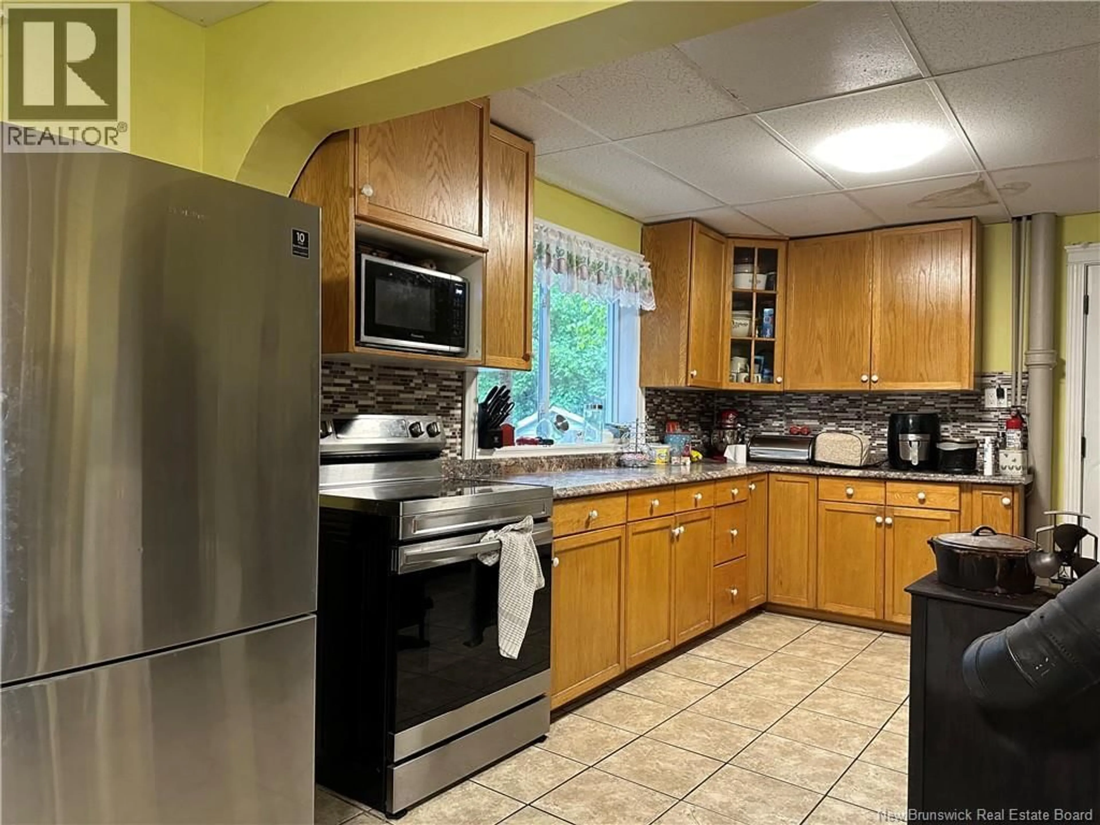 Standard kitchen, ceramic/tile floor for 15 CEDAR STREET, McAdam New Brunswick E6J1V5