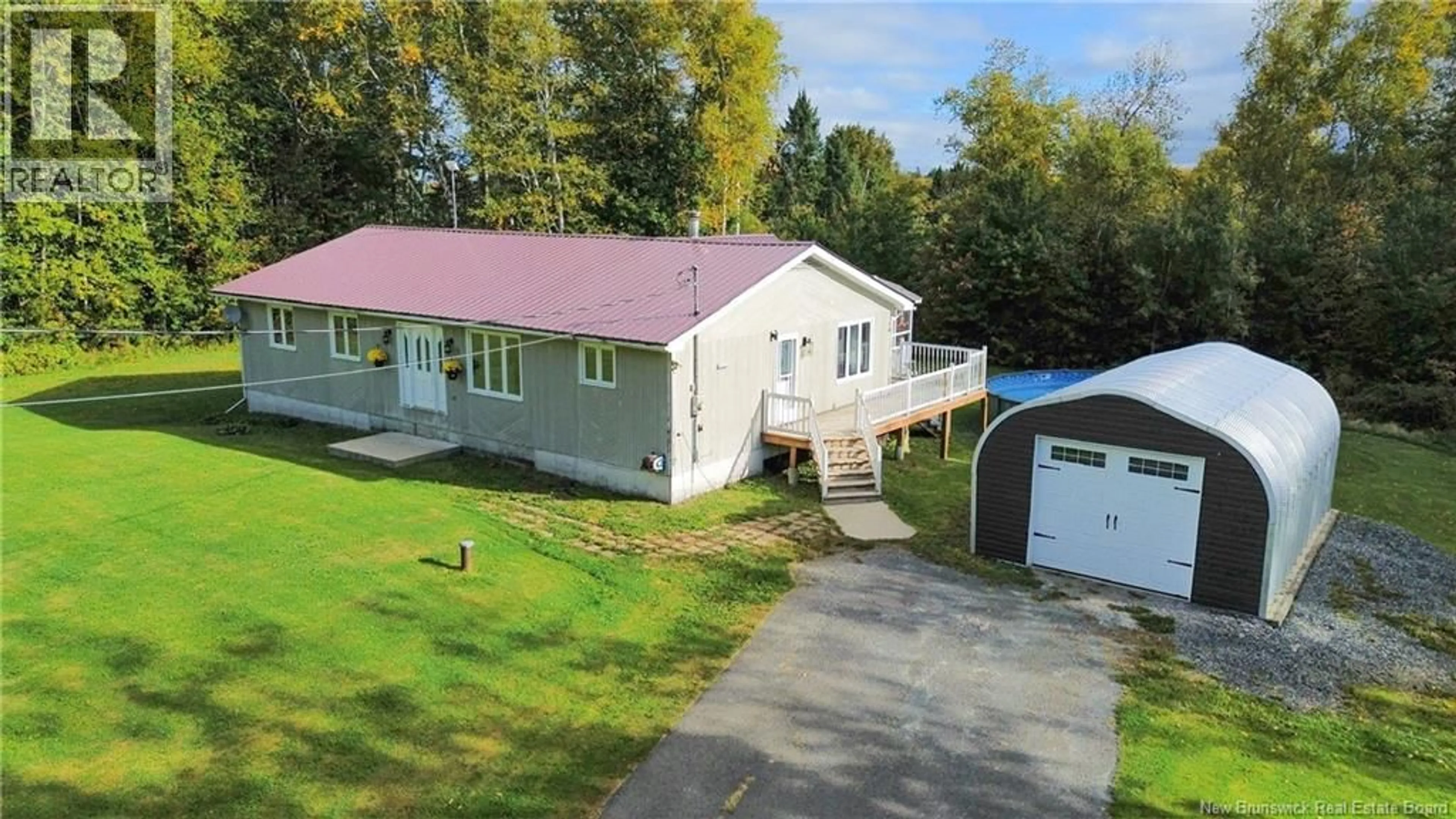 A pic from outside/outdoor area/front of a property/back of a property/a pic from drone, building for 636 GREENFIELD ROAD, Greenfield New Brunswick E7L3E2