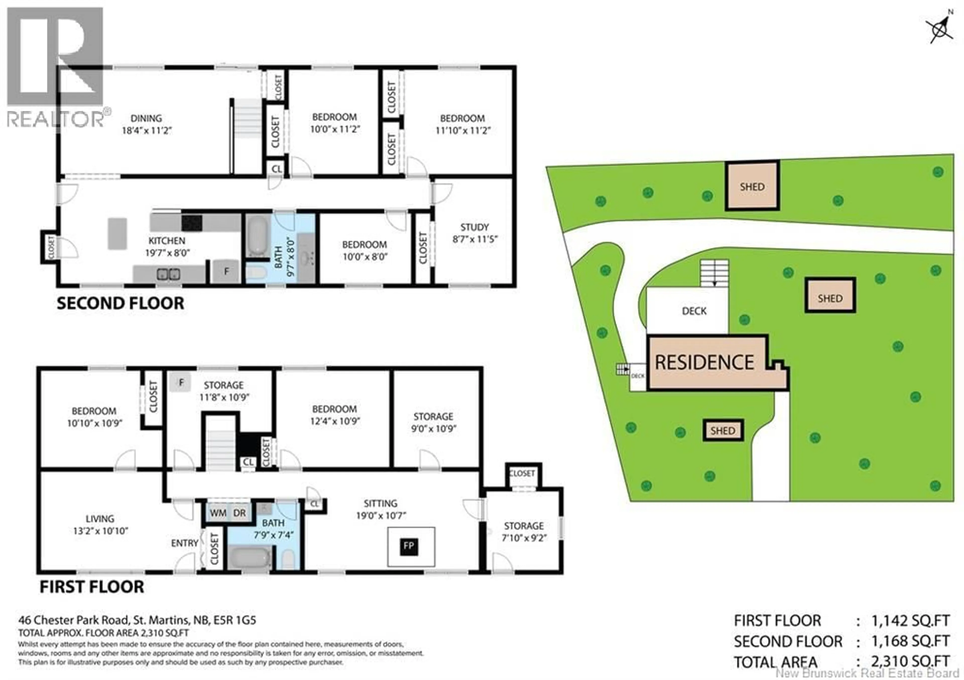 Floor plan for 46 CHESTER PARK ROAD, St. Martins New Brunswick E5R1G4